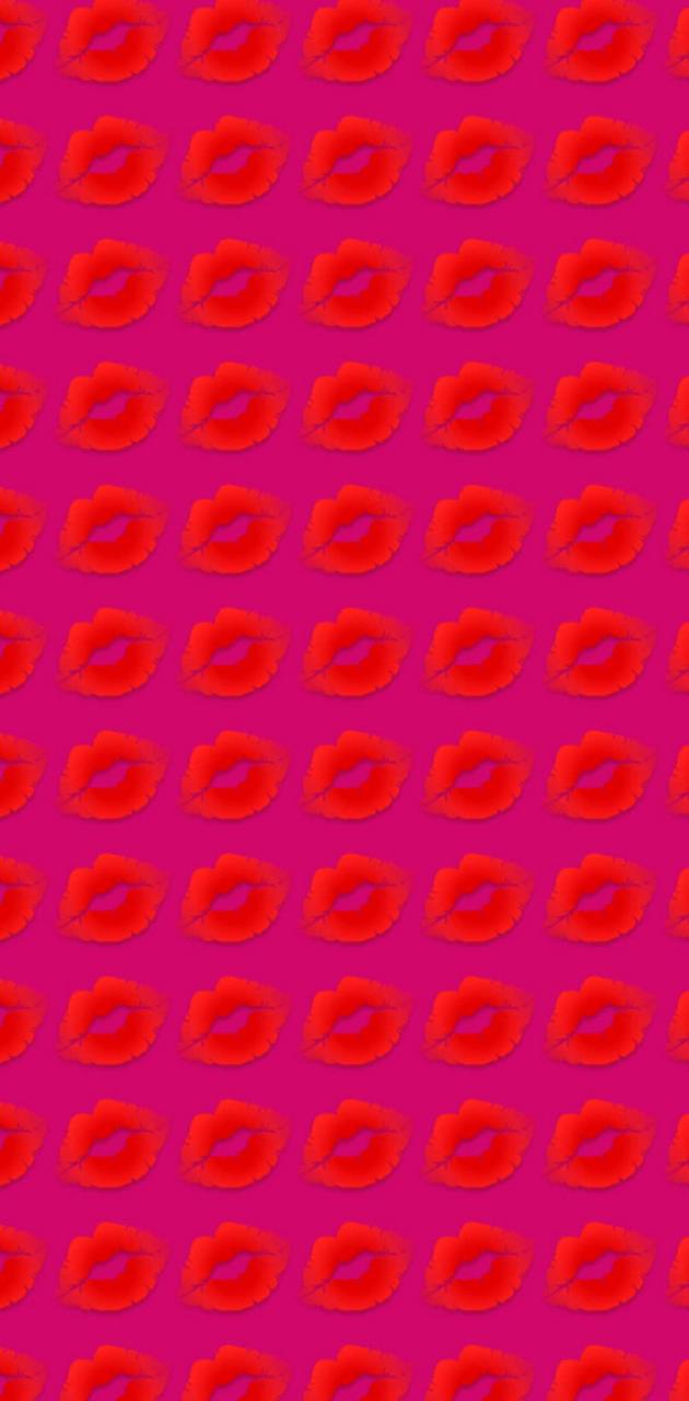 Emoji kisses wallpaper