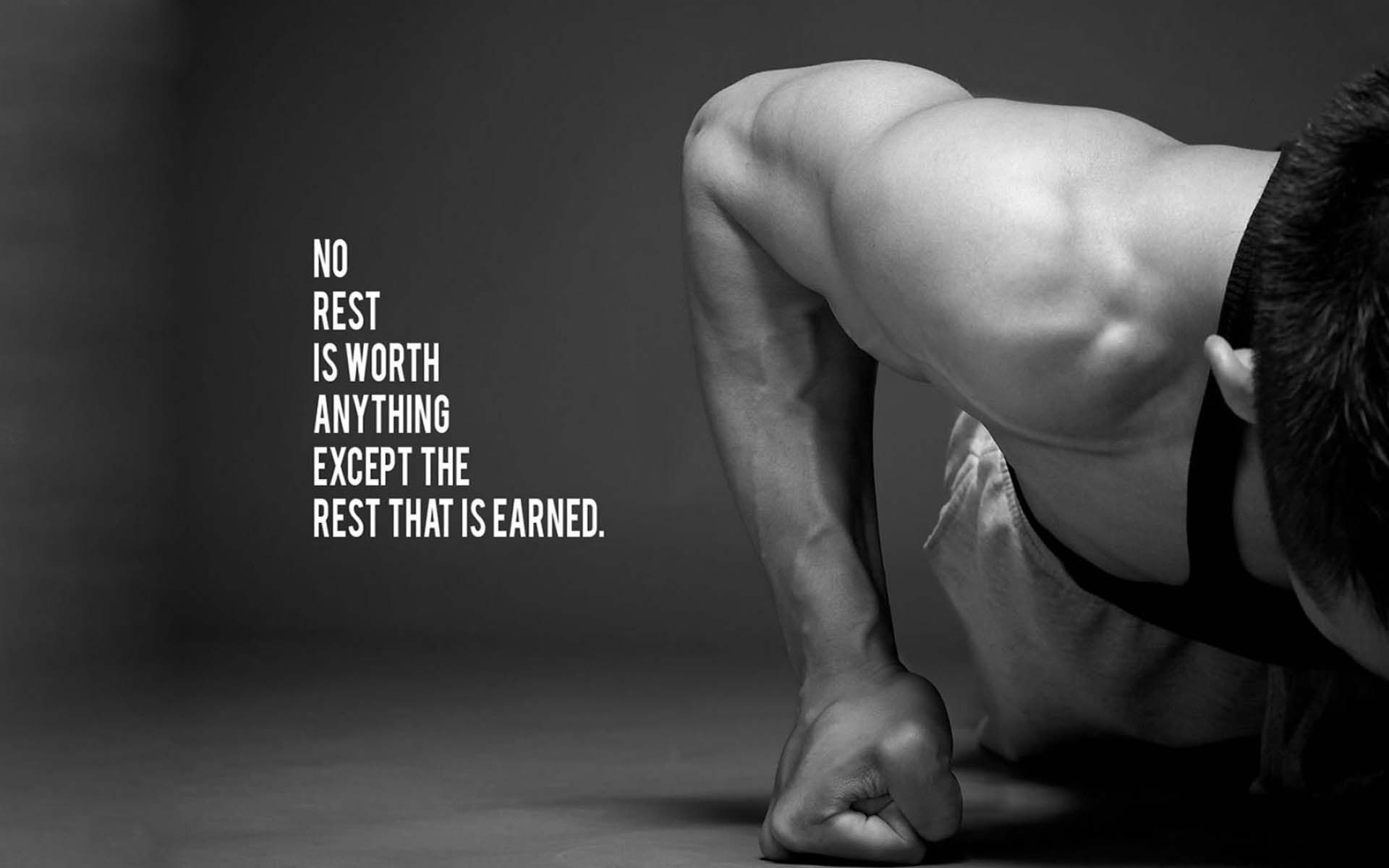 No Rest Is Worth Anything. HD Motivation Wallpaper for Mobile and Desktop
