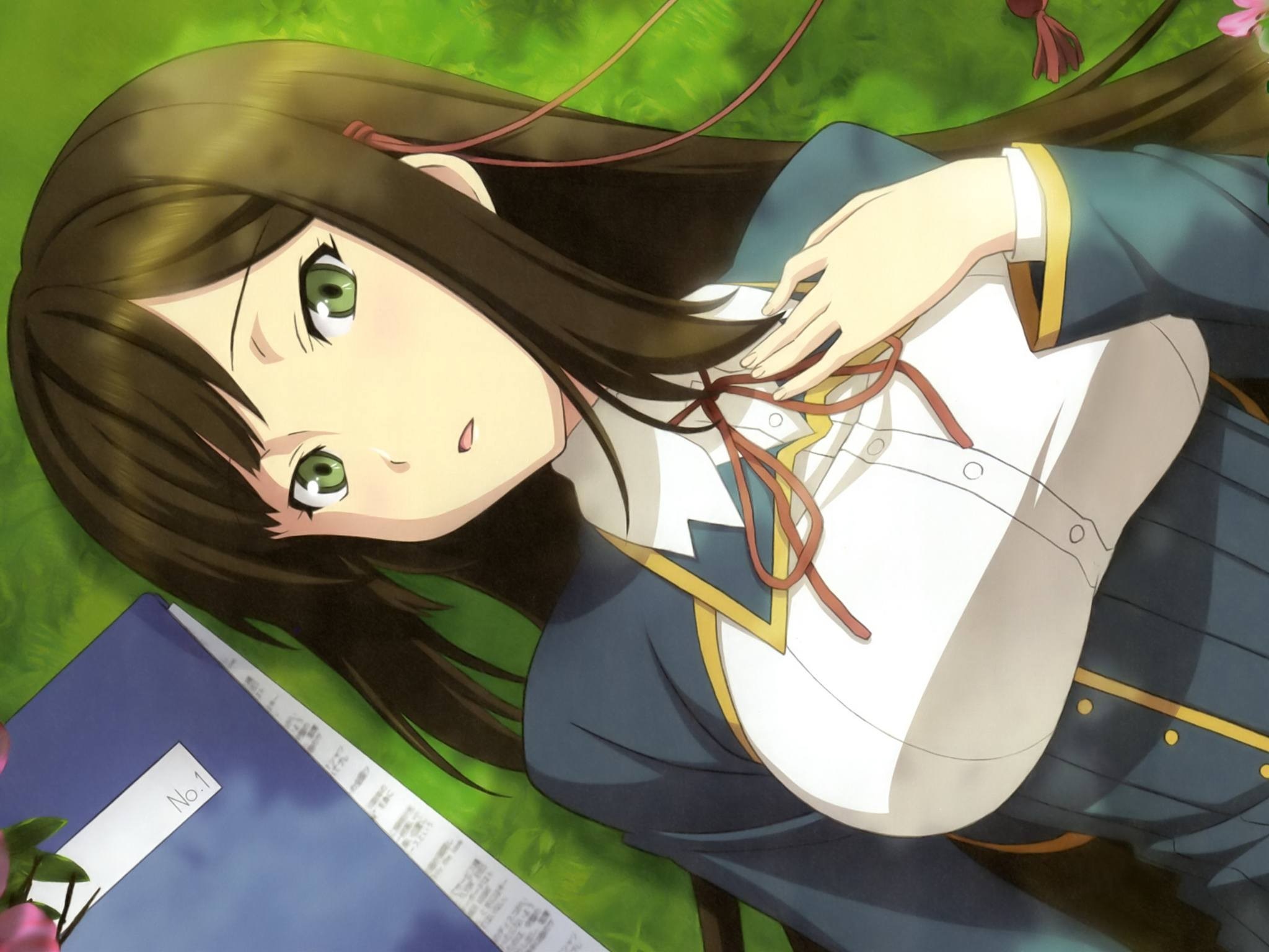 illustration, anime, anime girls, Koi to Senkyo to Chocolate, Shinonome Satsuki, screenshot, mangaka. Mocah HD Wallpaper