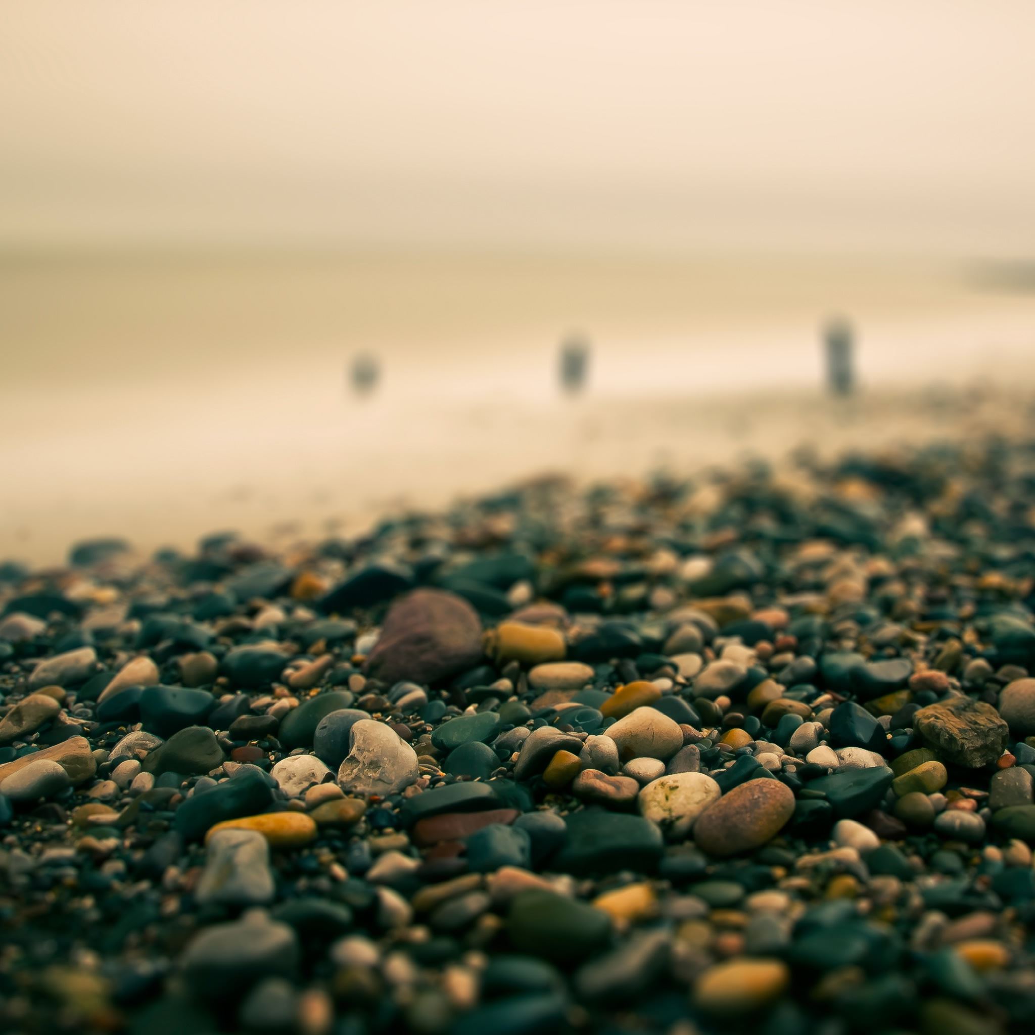 Beach Pebbles Autumn iPad Air Wallpaper Free Download