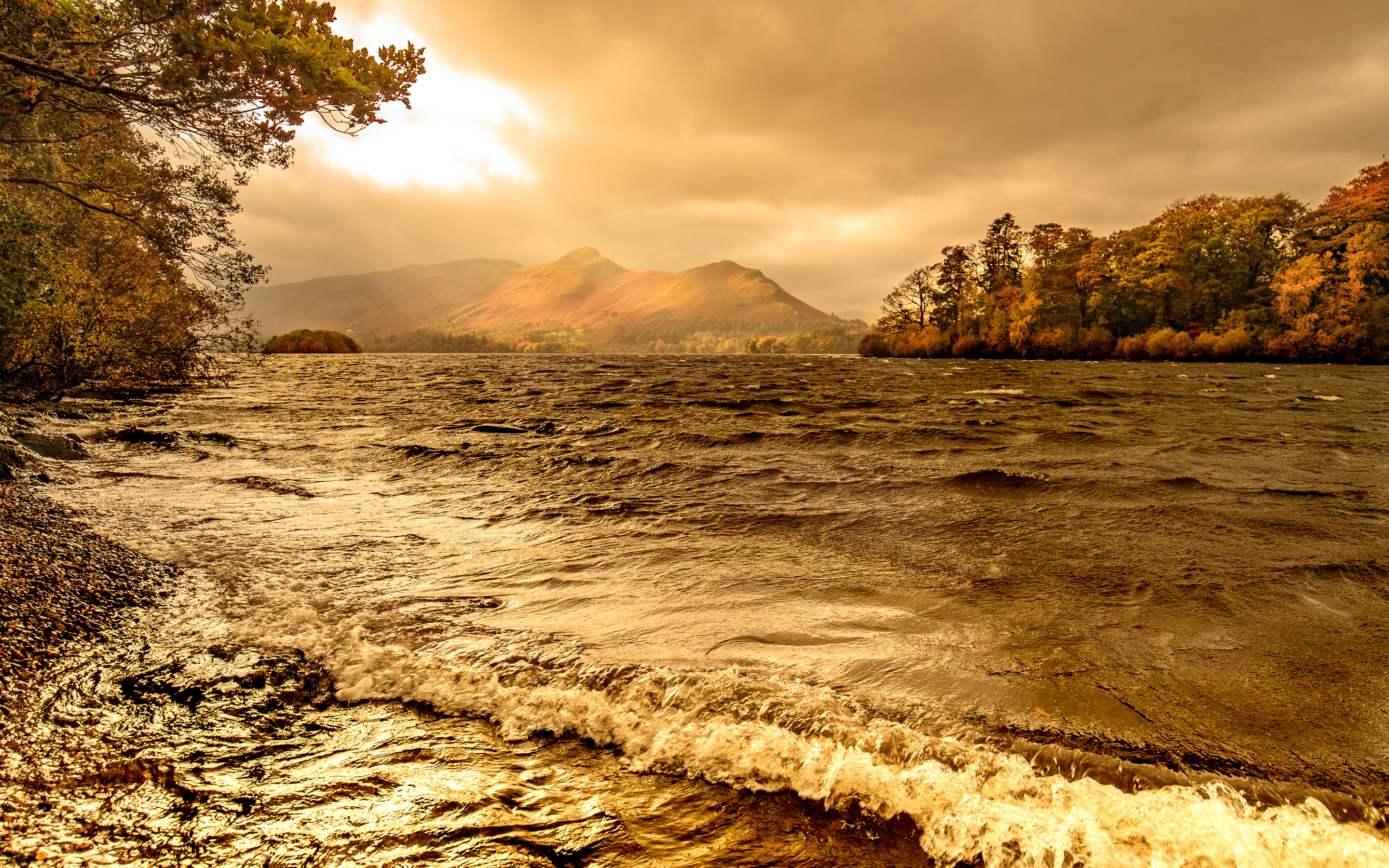 Lake Windermere Autumn Season 4k Macbook Pro Retina HD 4k Wallpaper, Image, Background, Photo and Picture