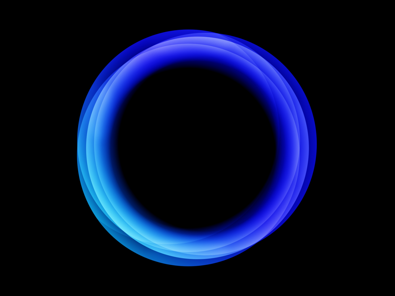 Neon Circle Wallpaper