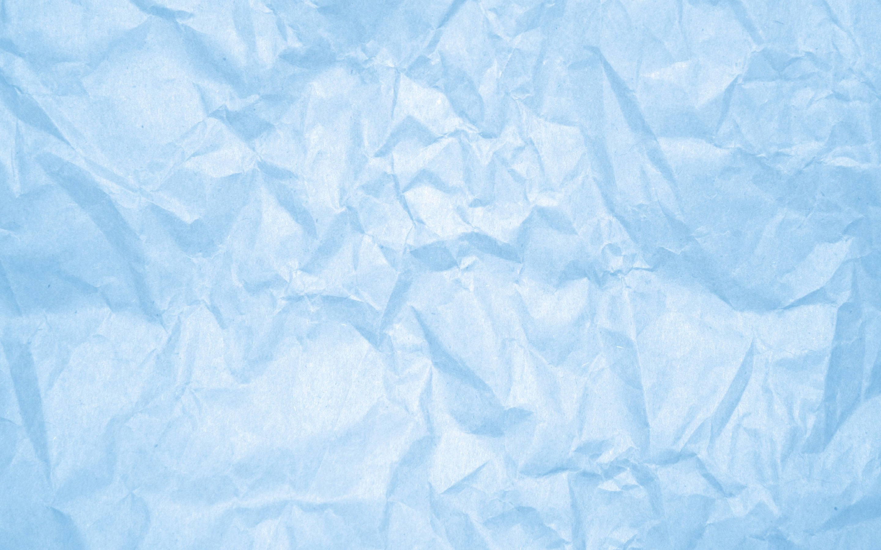 Download wallpaper crumpled paper texture, blue paper texture, crumpled paper, blue paper background, crumpled background for desktop with resolution 2880x1800. High Quality HD picture wallpaper