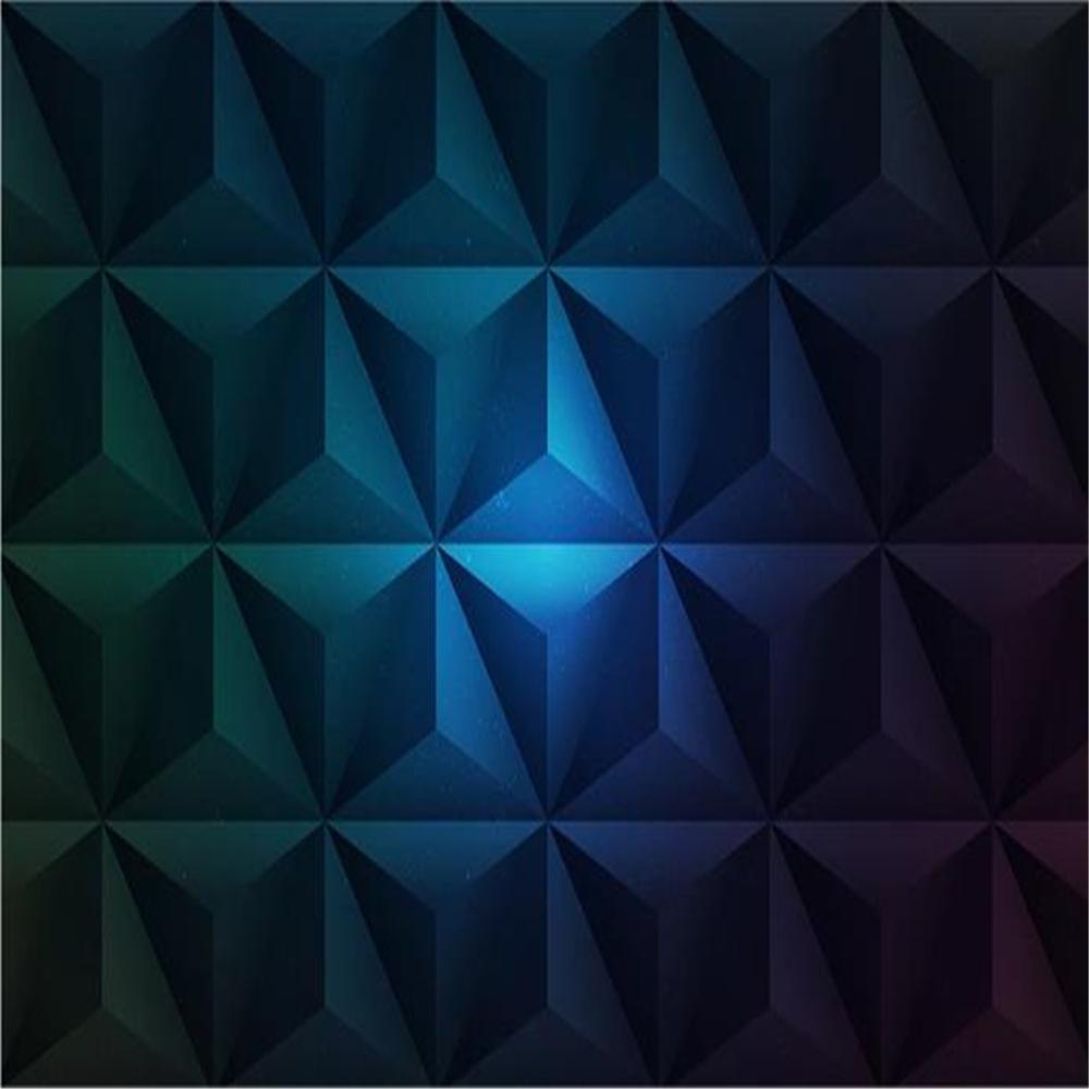 blue wallpaper 3D solid geometric abstract background wall paper mural modern wallpaper for living room. Wallpaper