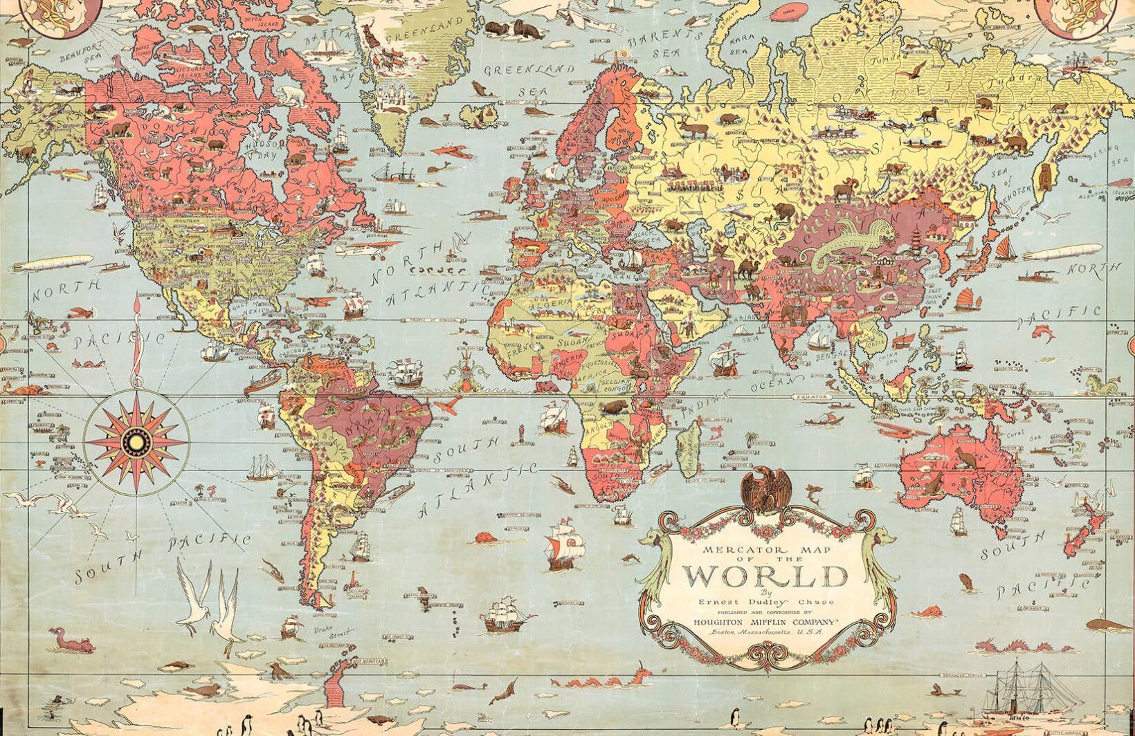 Vintage World Map Wallpaper, HD Vintage World Map Background on WallpaperBat