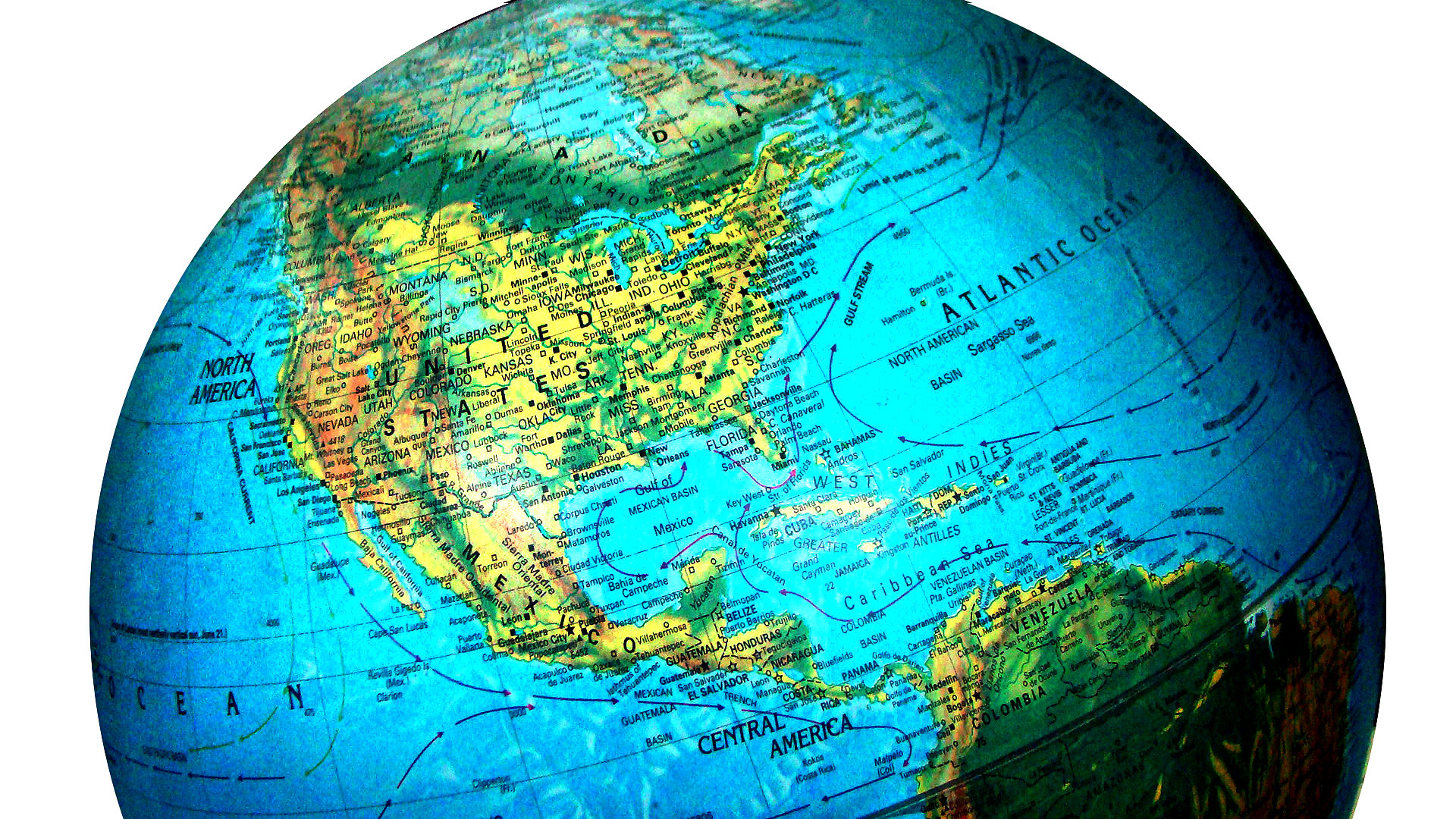 World Map Globe Wallpapers.