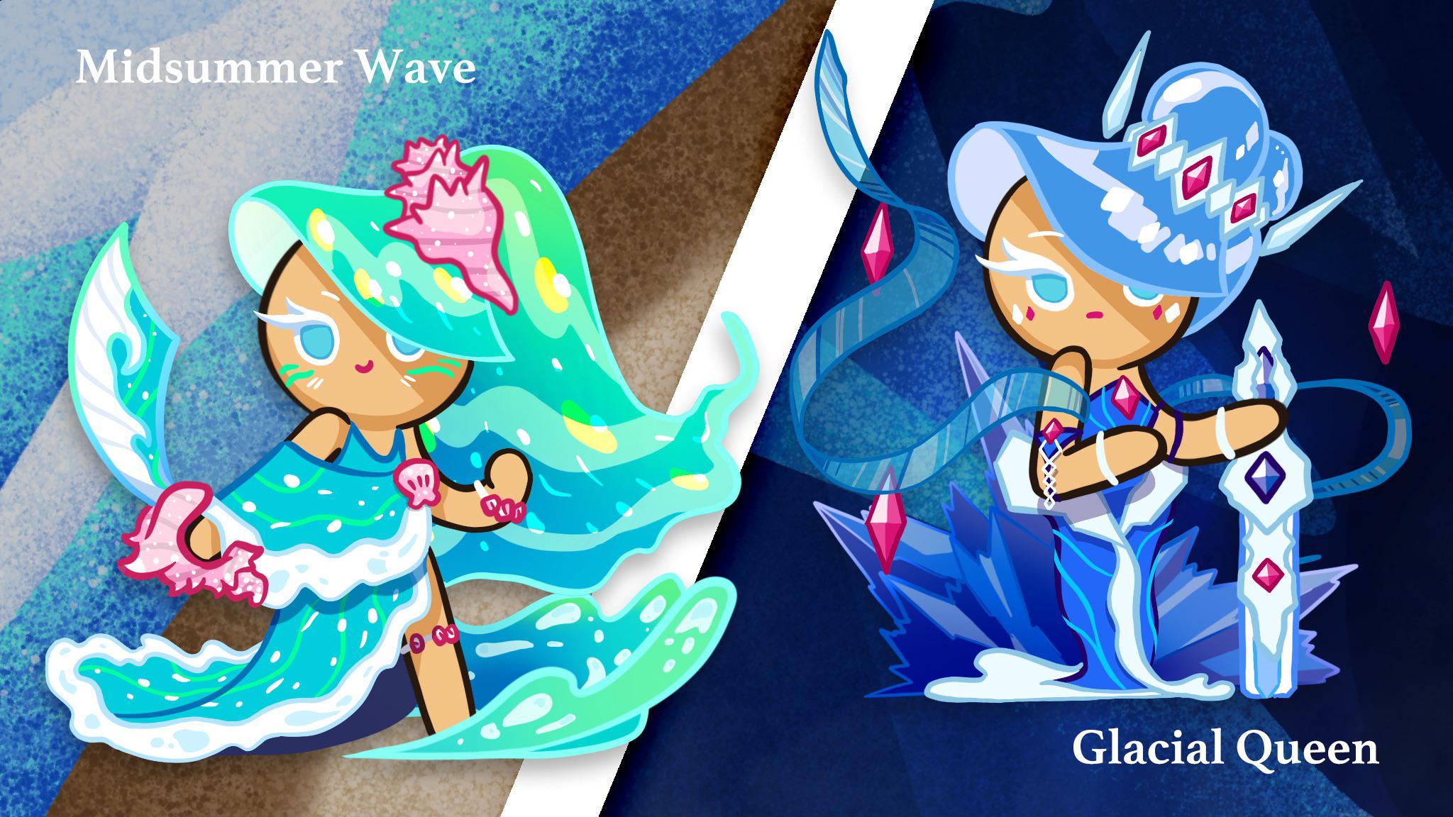 Here are my costume designs for Sea Fairy Cookie! Tell me what you think! (I submitted one of them's see if you can guess which ;D)