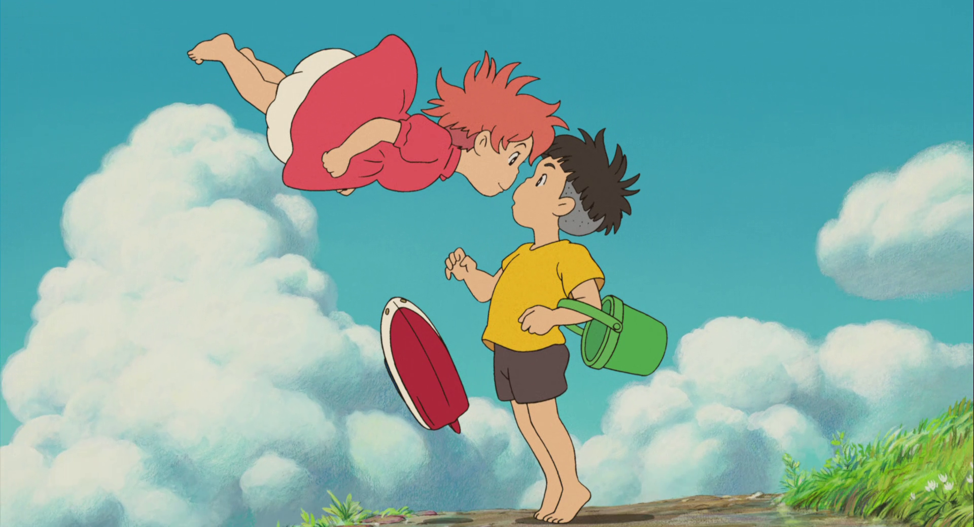 Ponyo Flying Wallpaper | Wallaland