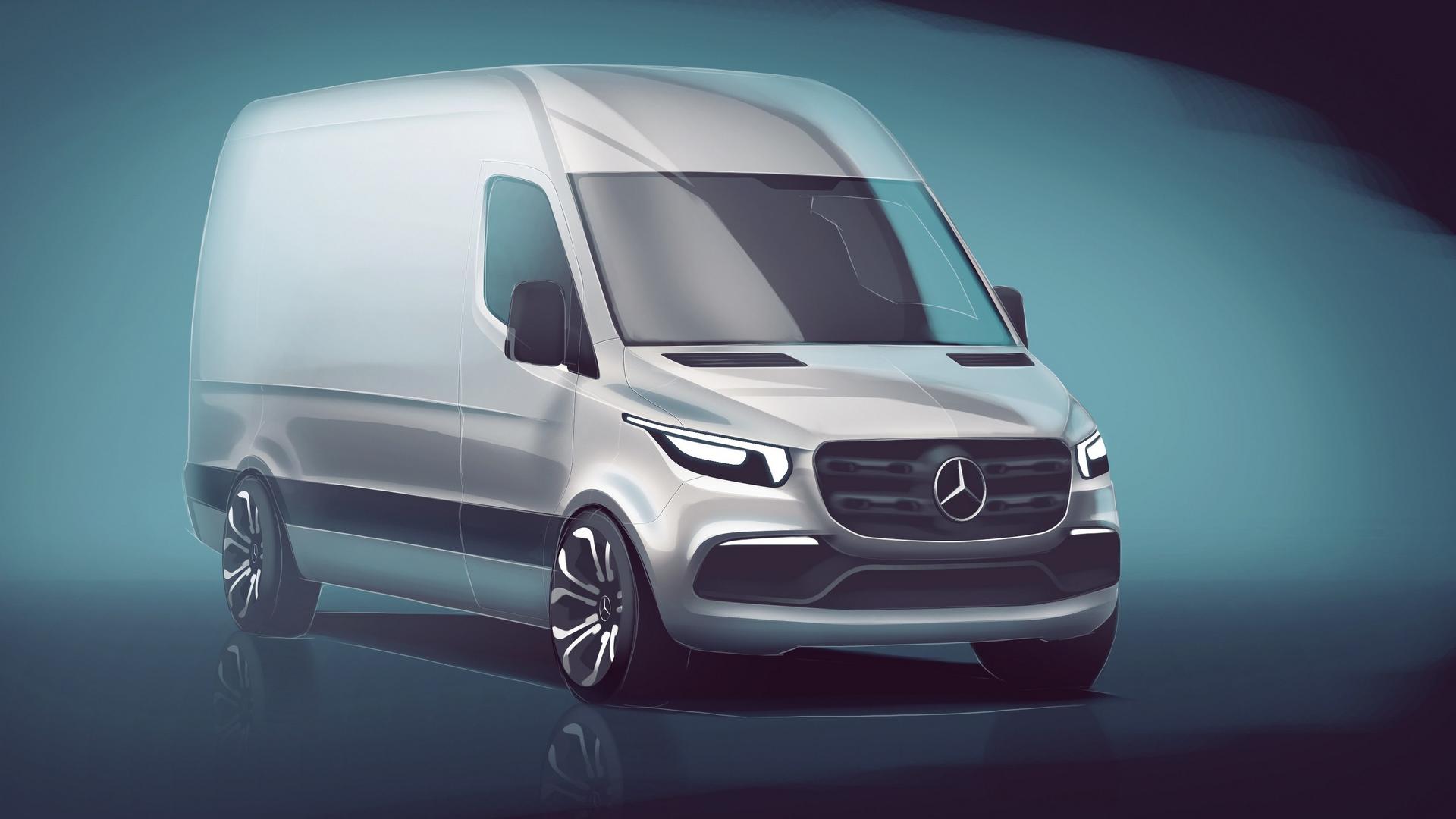 Mercedes Sprinter Teased For The First Time