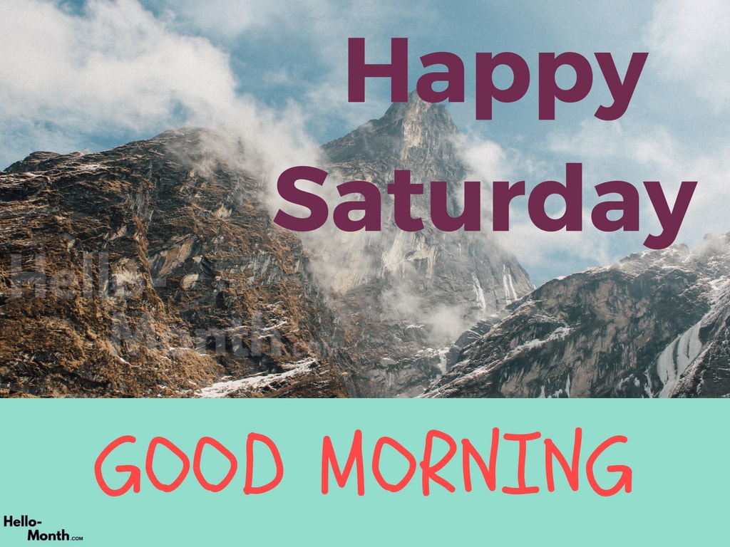 Happy Saturday Good Morning Wishes, Quotes Image, HD Wallpaper