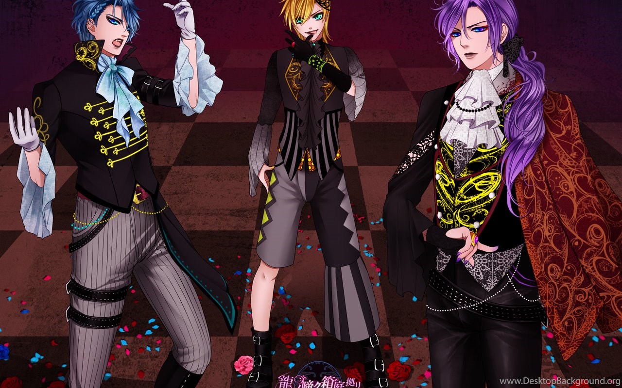 Wallpaper Vocaloid Guys Kamui Gakupo & Kaito Anime Image Desktop Background