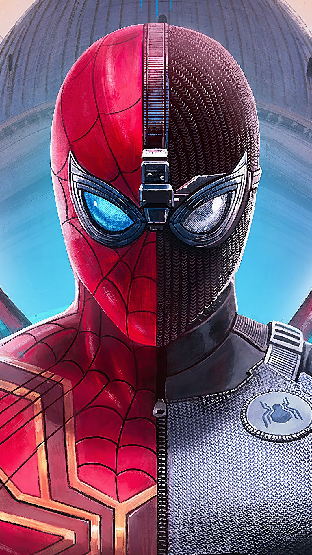 Spider Man Far From Home, Iron Spider, Stealth Suit, 8K Phone HD Wallpaper, Image, Background, Photo And Picture. Mocah HD Wallpaper