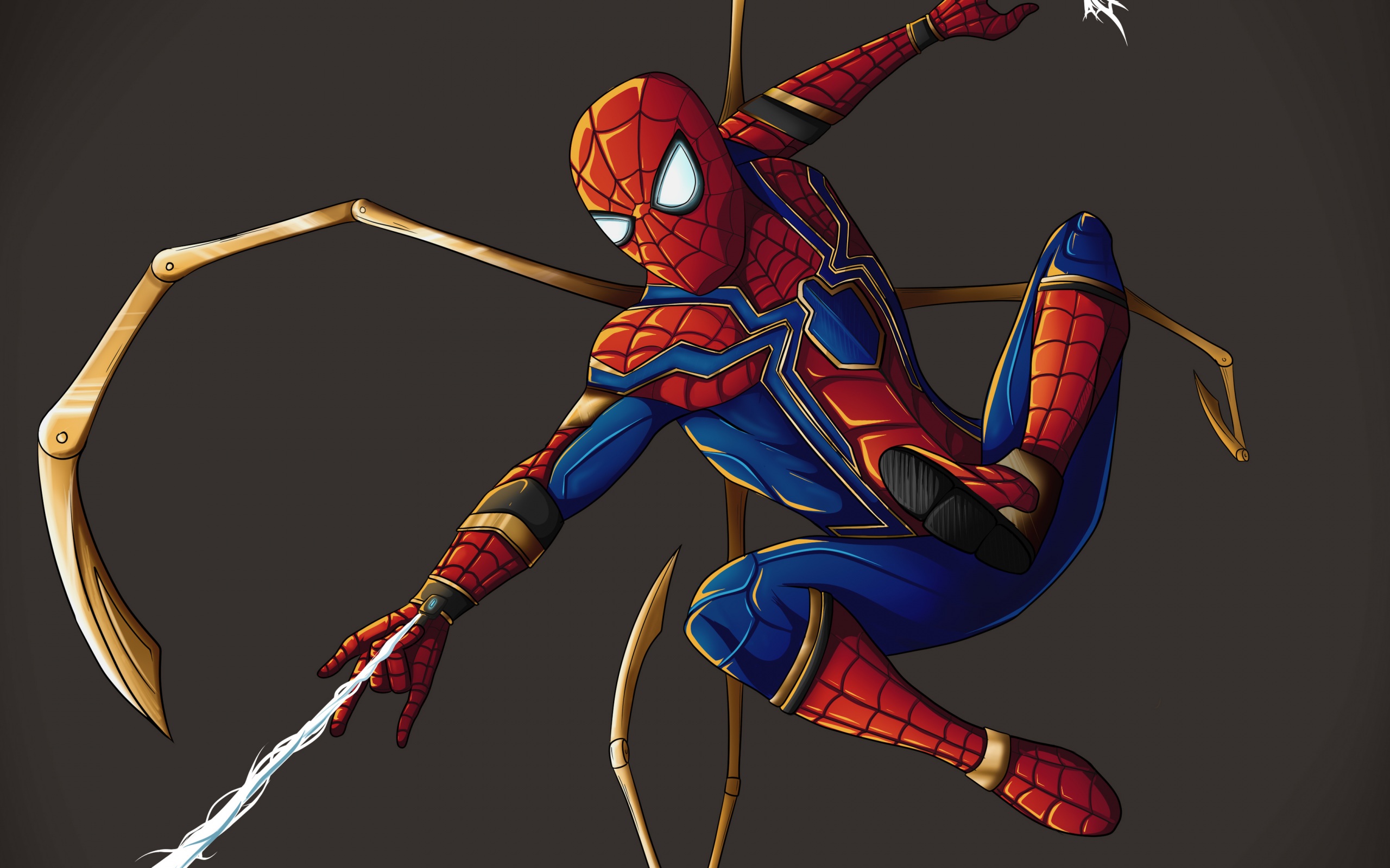 Wallpaper 4k Spider Man Iron Suit 4k Wallpaper