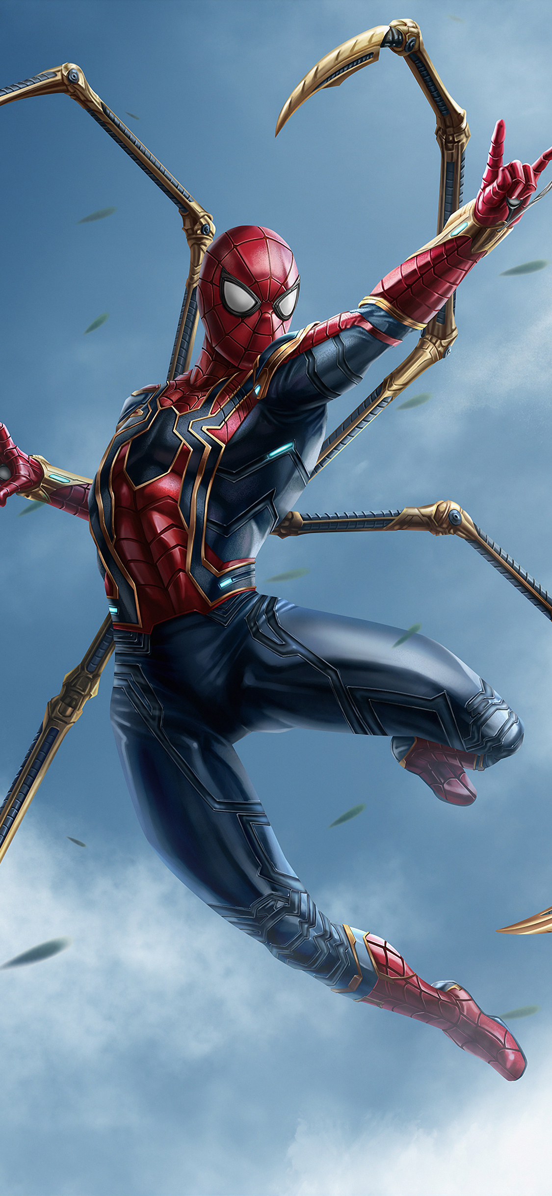 Iron Spiderman New Suit iPhone XS, iPhone iPhone X HD 4k Wallpaper, Image, Background, Photo and Picture