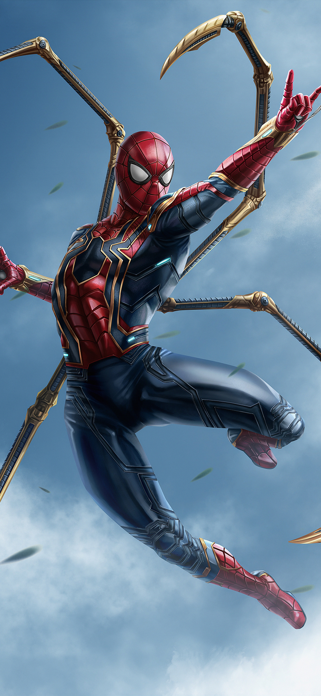 Iron Spiderman New Suit iPhone XS, iPhone 10, iPhone X HD 4k Wallpaper, Image, Background, Photo and Picture