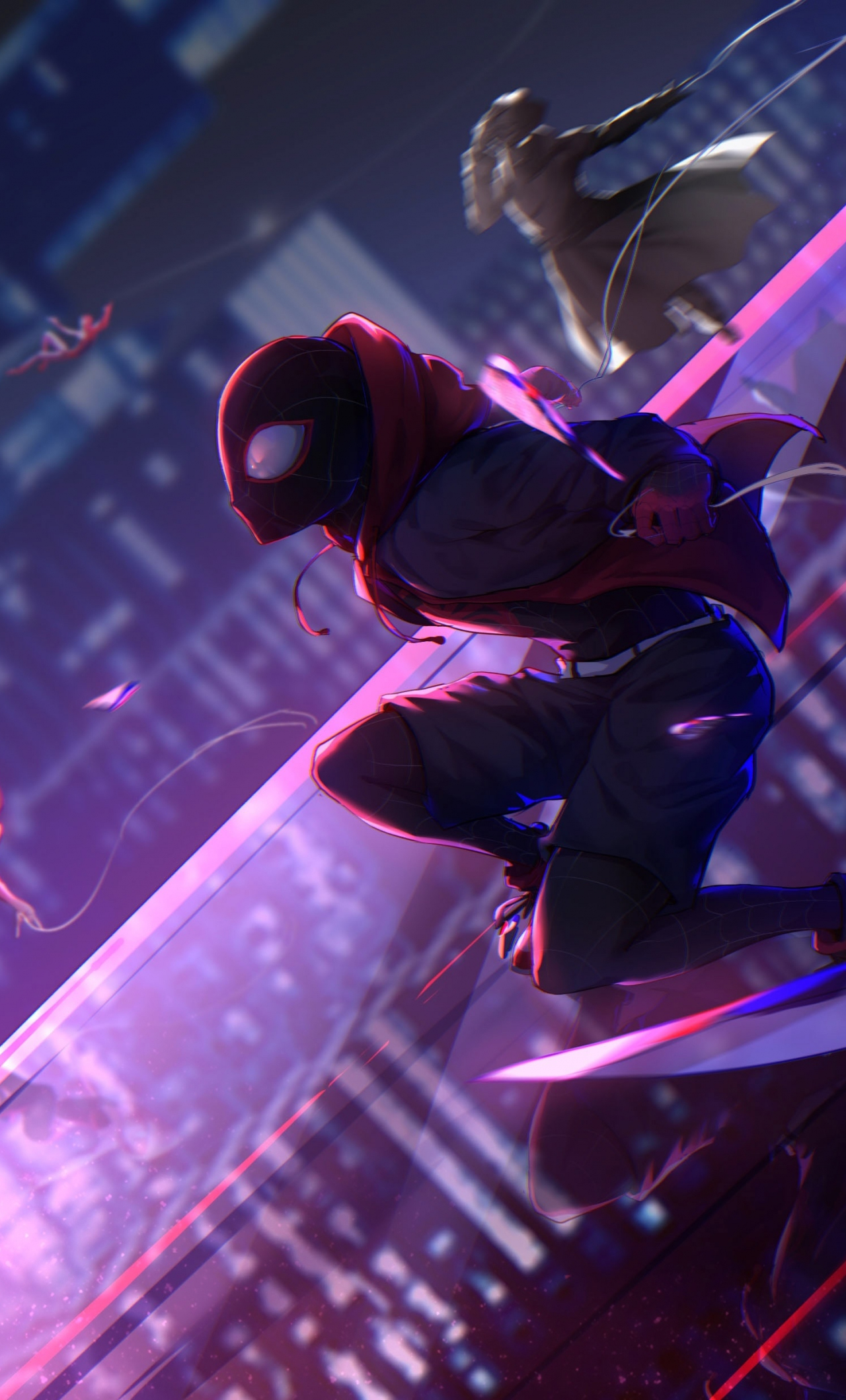 Download 1280x2120 wallpaper movie, 2018, animation movie, miles morales, iphone 6 plus, 1280x2120 HD image, background, 17325