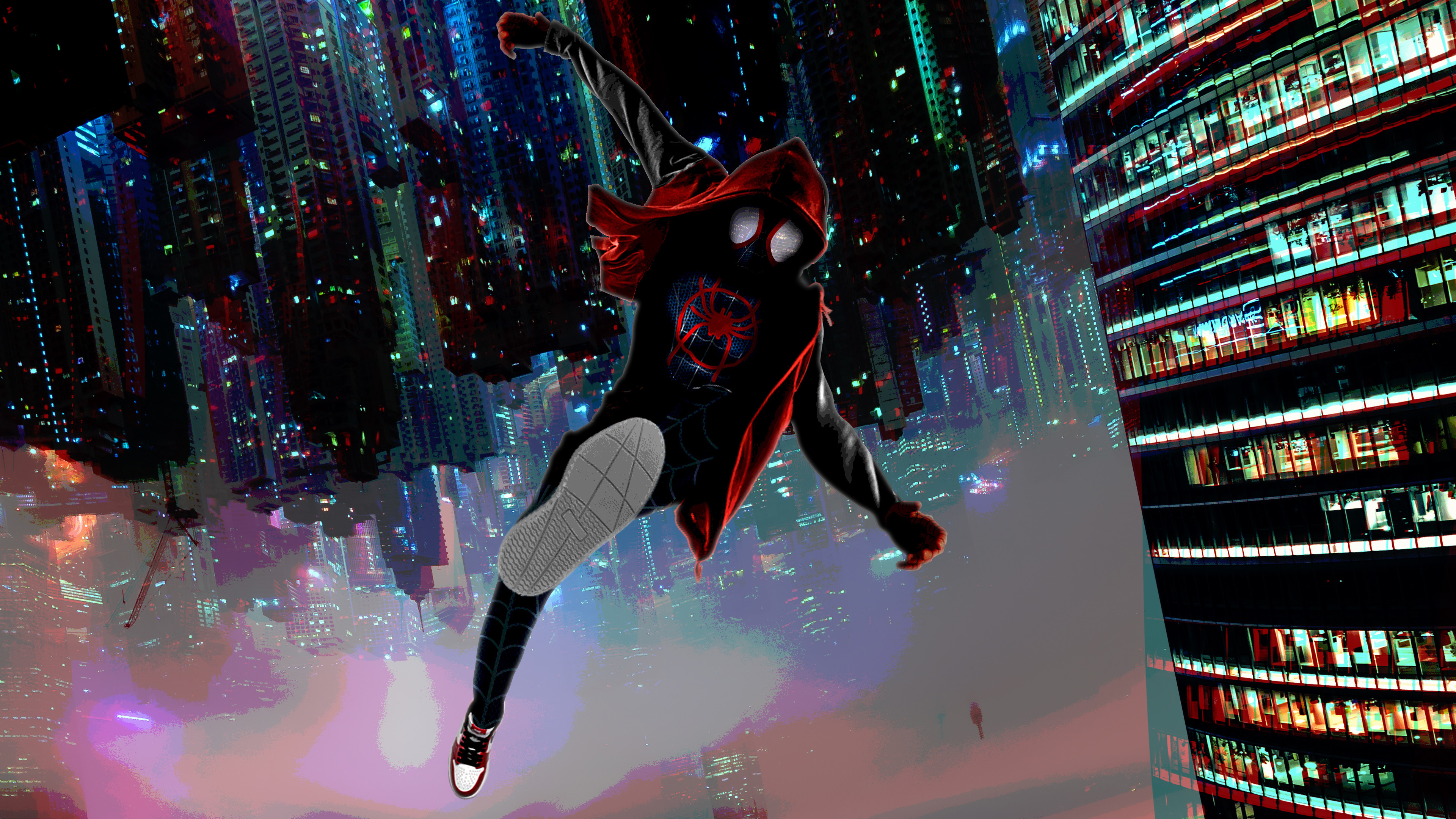 Miles Morales Spider Man: Into The Spider Verse 4K Wallpaper