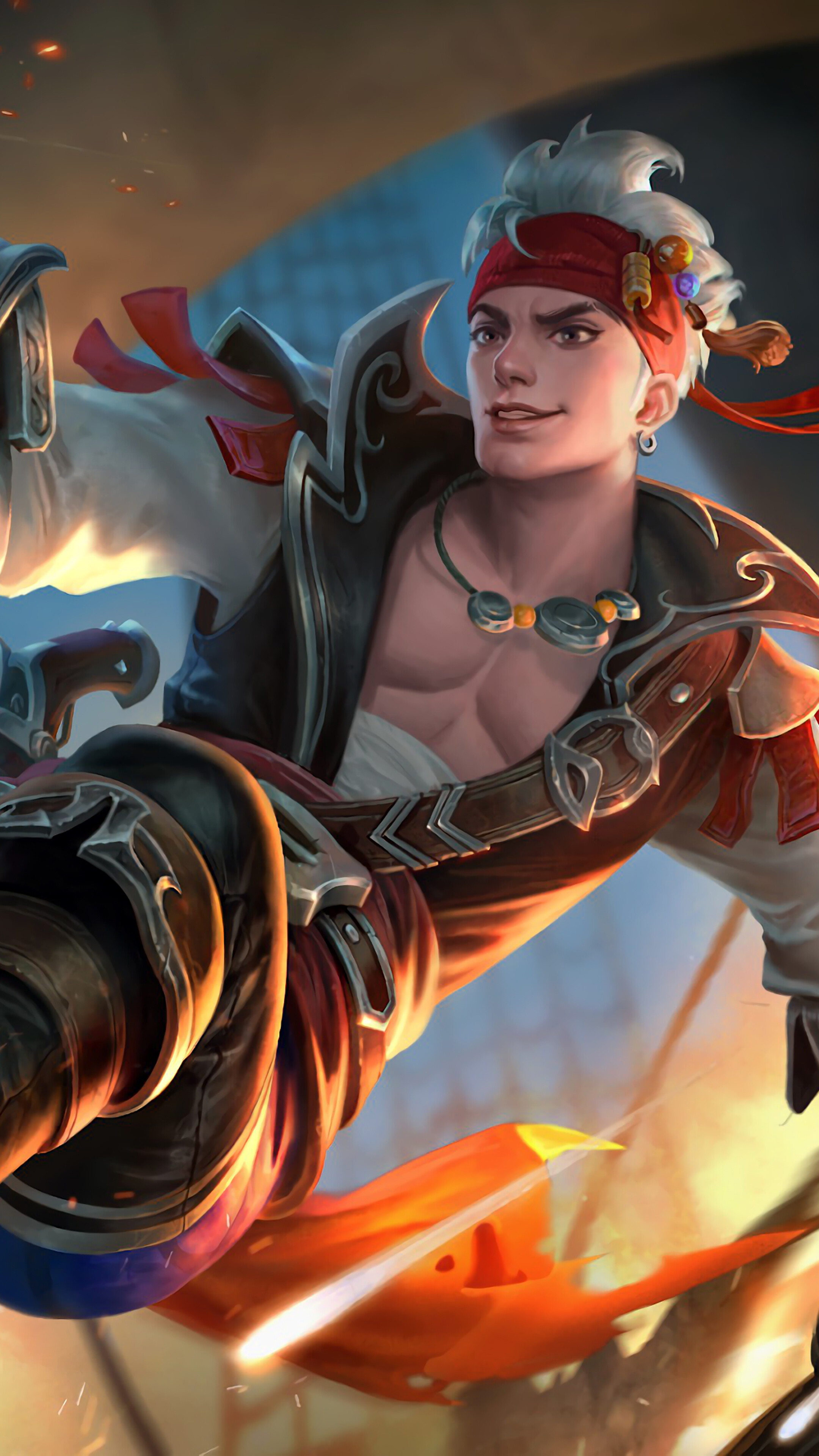 Claude, Plunderous Pirate, Skin, Mobile Legends, 4K phone HD Wallpaper, Image, Background, Photo and Picture. Mocah HD Wallpaper