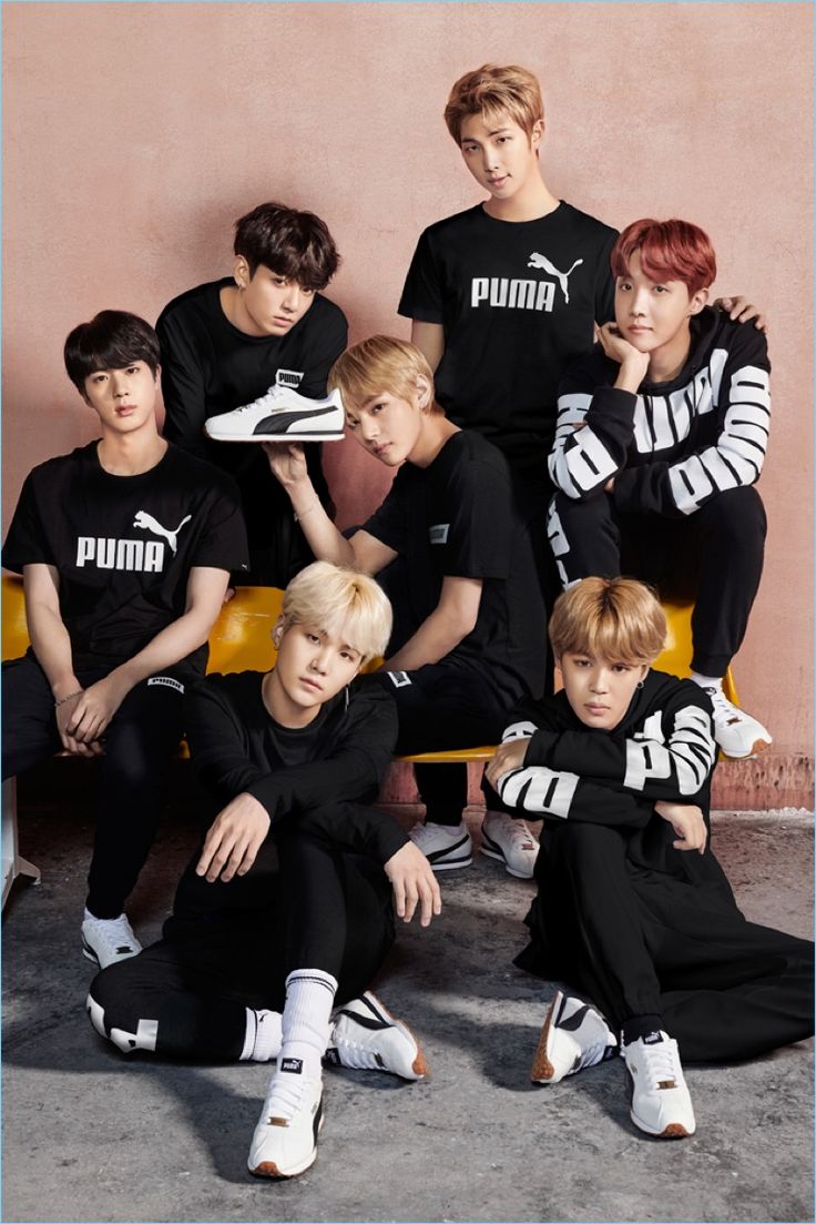 BTS Embraces Sporty Style for Puma Campaign. Bts boys, Bts wallpaper, Foto bts