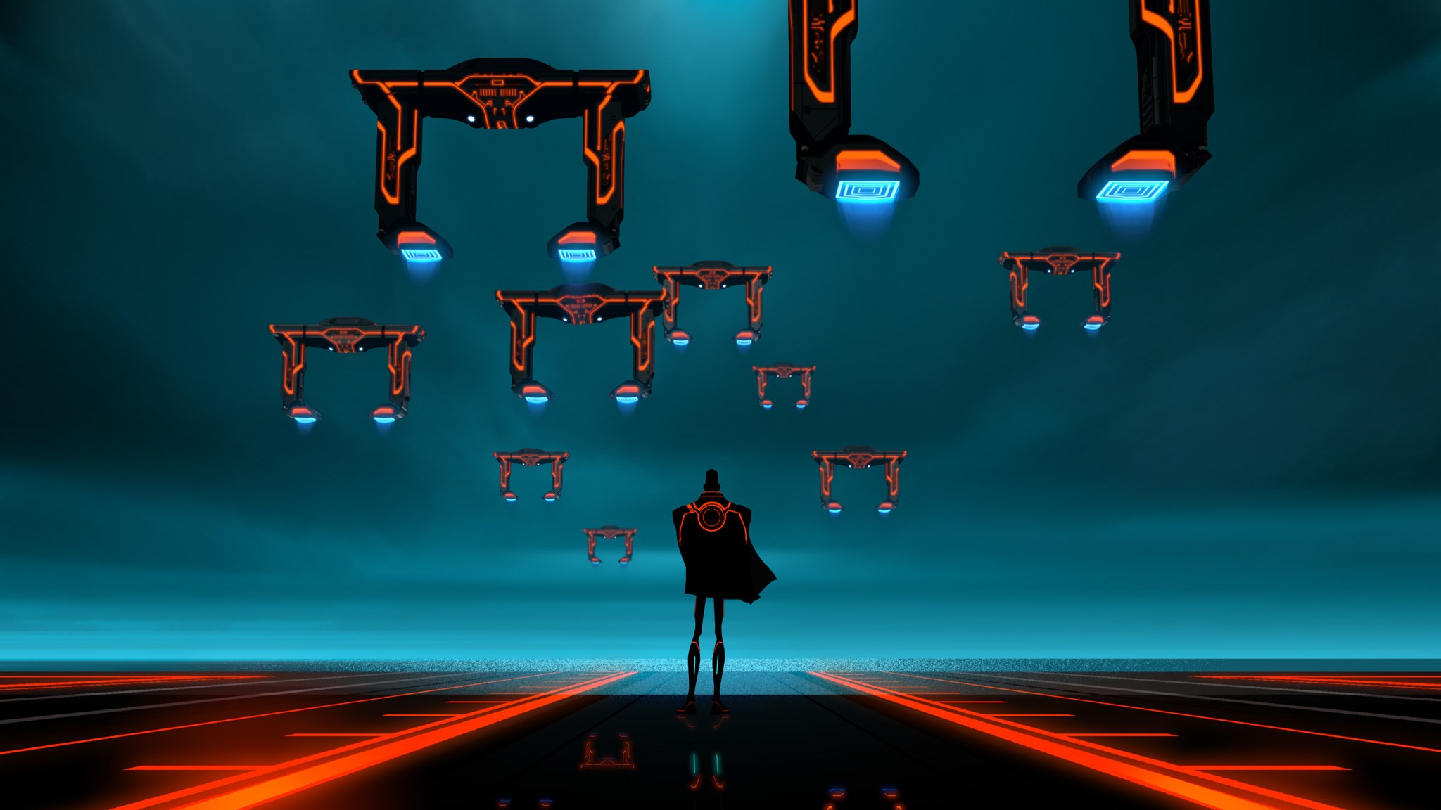 2048x1152 desktop wallpaper for tron uprising. Mocah HD Wallpaper
