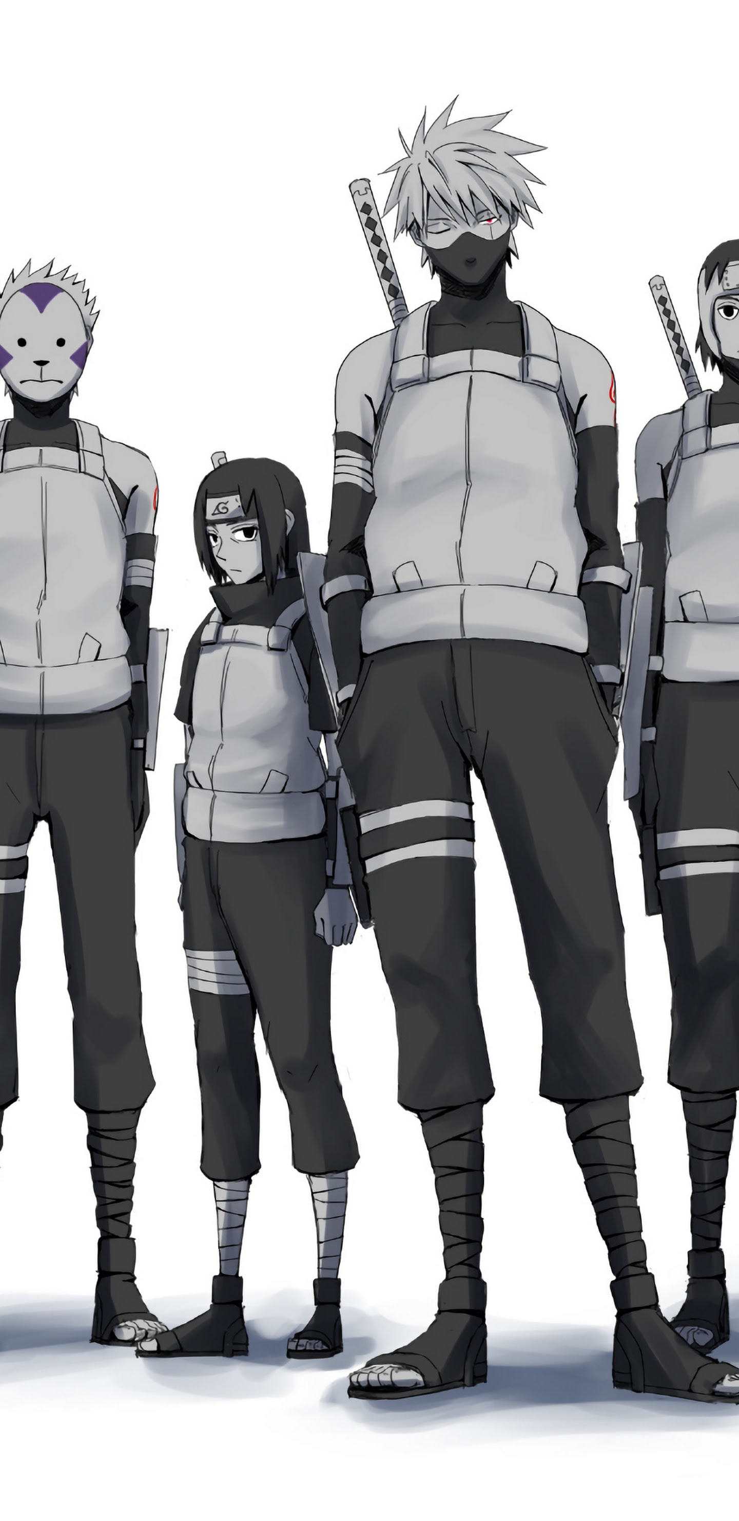 itachi wallpaper iphone, raven, crow, illustration, cartoon, crow like bird