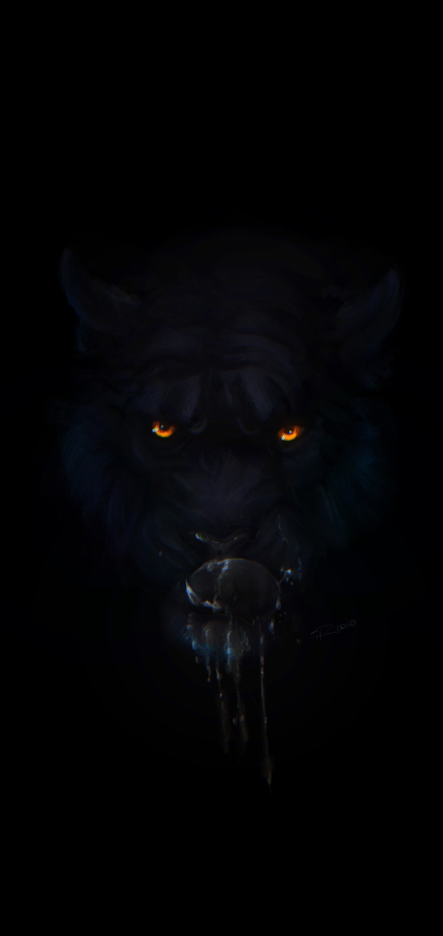 Amoled wallpaper, Flame Born