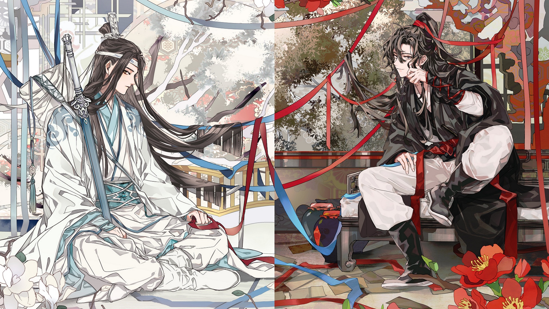 Lan Wangji Wei Wuxian and Wei Ying HD Wallpaper