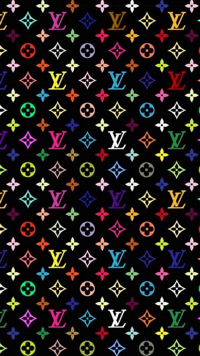 rainbow louis vuitton wall