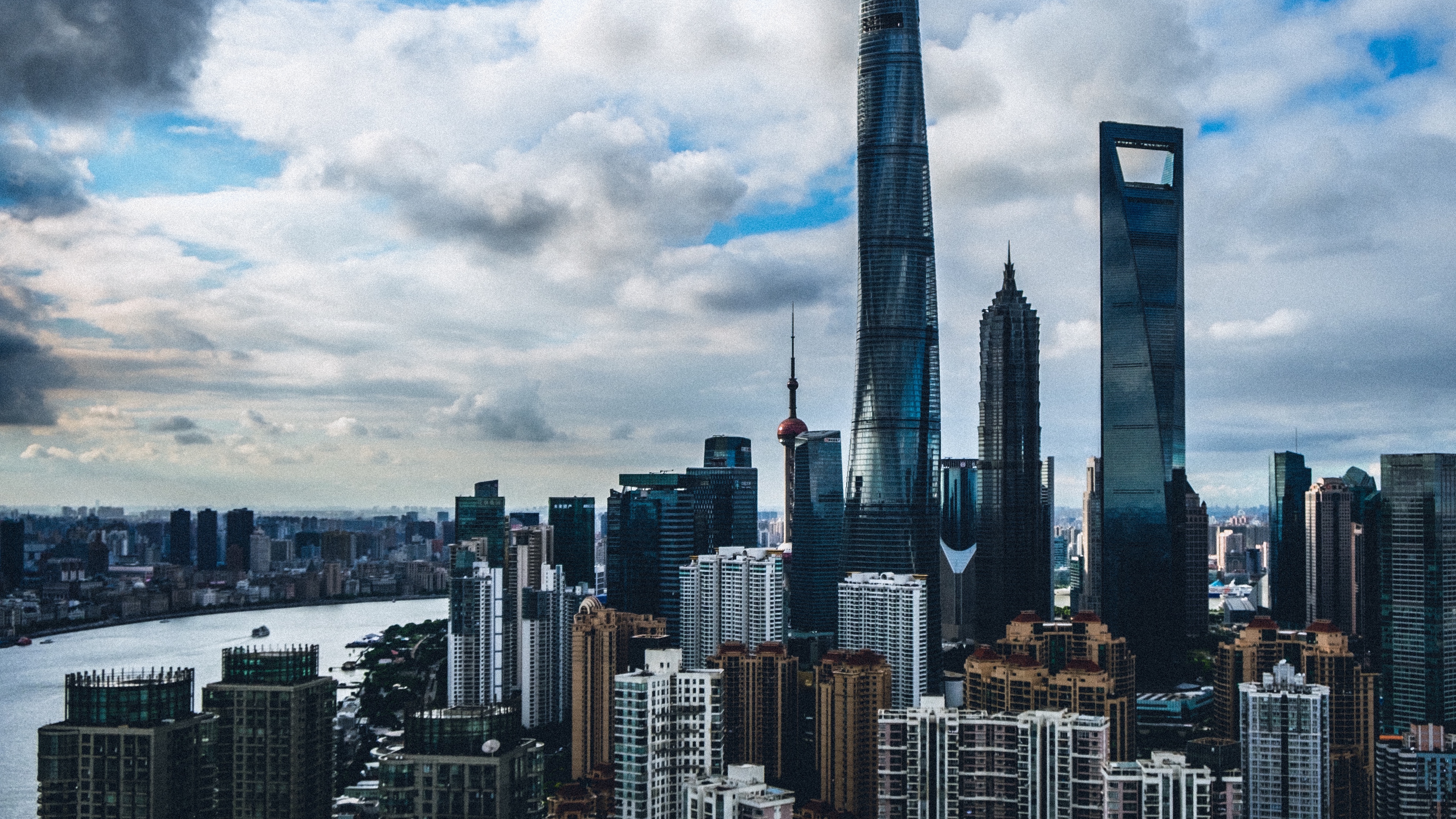 Wallpaper 4k shanghai, china, skyscrapers, buildings 4k Wallpaper