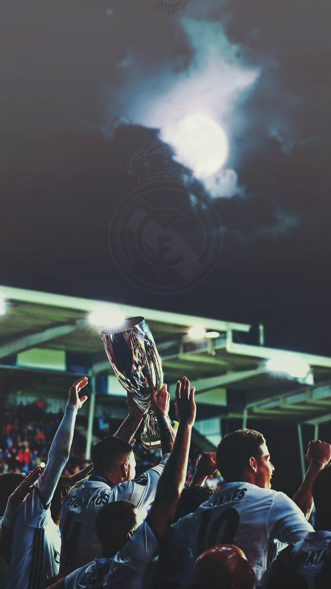 RHGFX Madrid I Lifting the Super Cup I Wallpaper I Mobile. #realmadrid #halamadrid RT's And Likes Appericieted