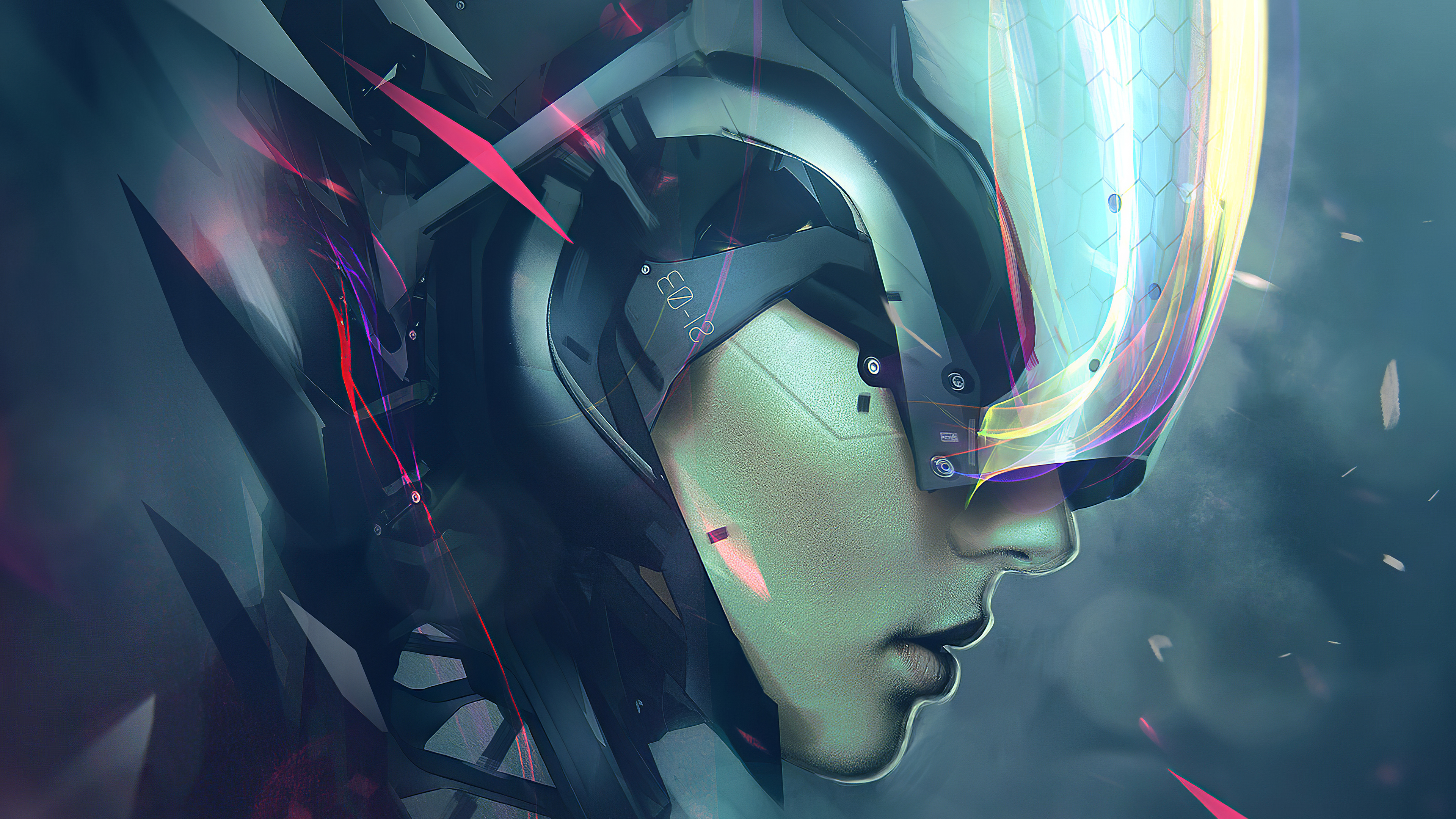 Wallpaper 4k Cyborg Girl Wallpaper