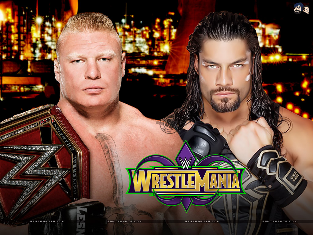 WWE WrestleMania stars, Brock Lesnar & Roman Reigns