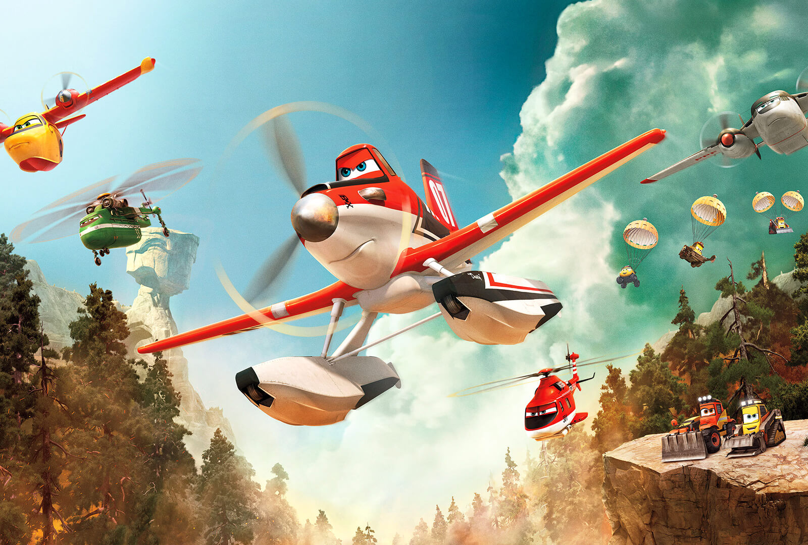 Desktop Wallpaper Planes: Fire And Rescue, 2014 Movie, Animated Movie, HD Image, Picture, Background, Vc4te0