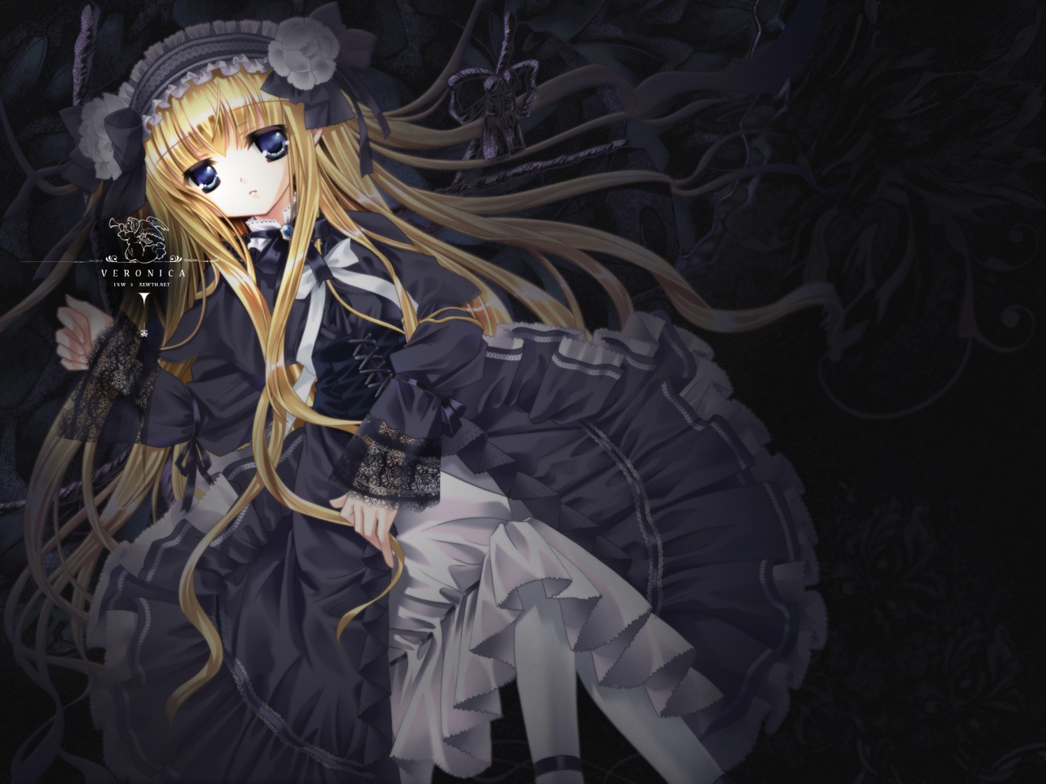 i.s.w capura lin hiiragi ryou gothic lolita lolita fashion wallpaper