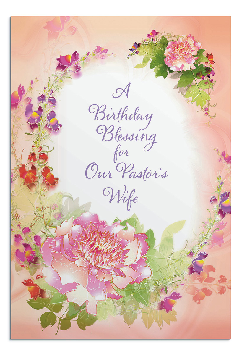 Birthday's Wife Birthday Blessing Greeting Card