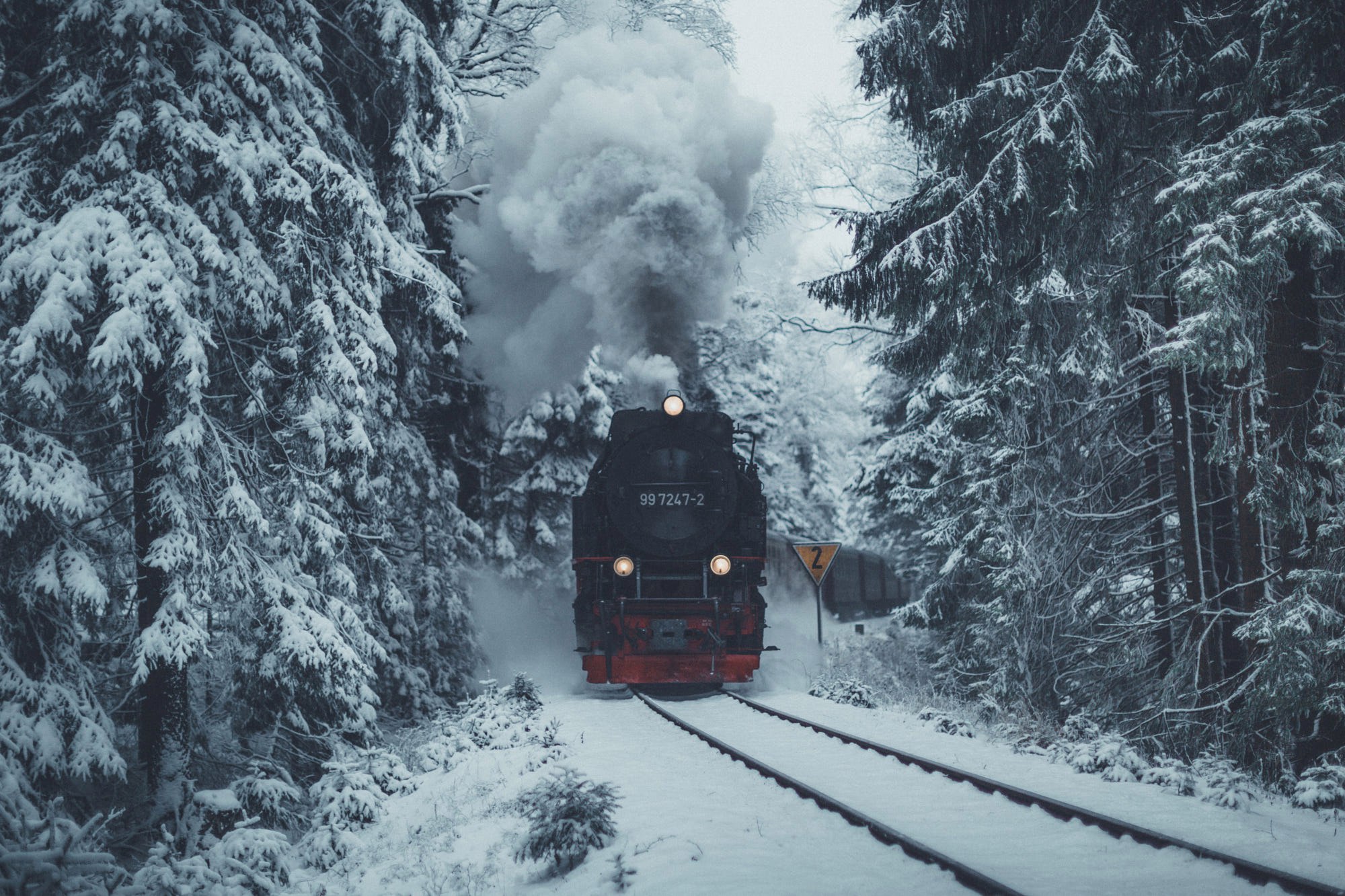 Railway Winter Wallpapers - Wallpaper Cave