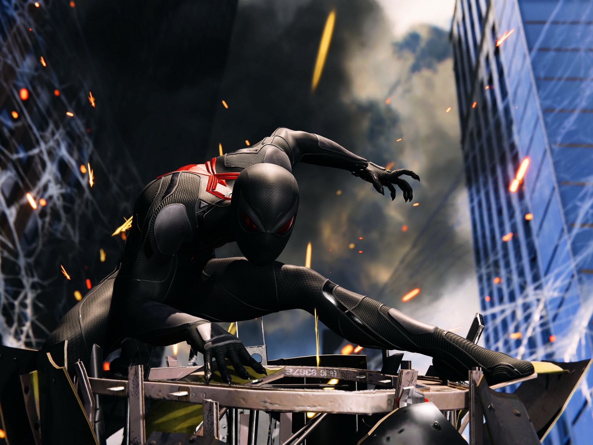 Wallpaper 4k Spiderman 4k Black Suit Wallpaper