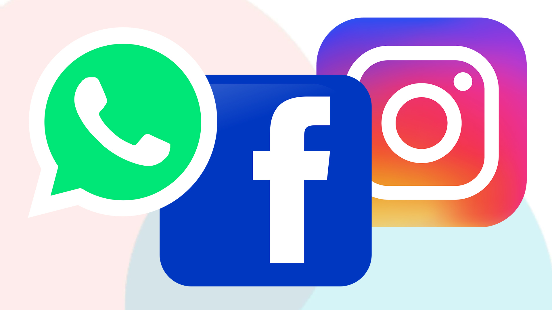 WhatsApp Facebook Instagram Logos Wallpapers - Wallpaper Cave