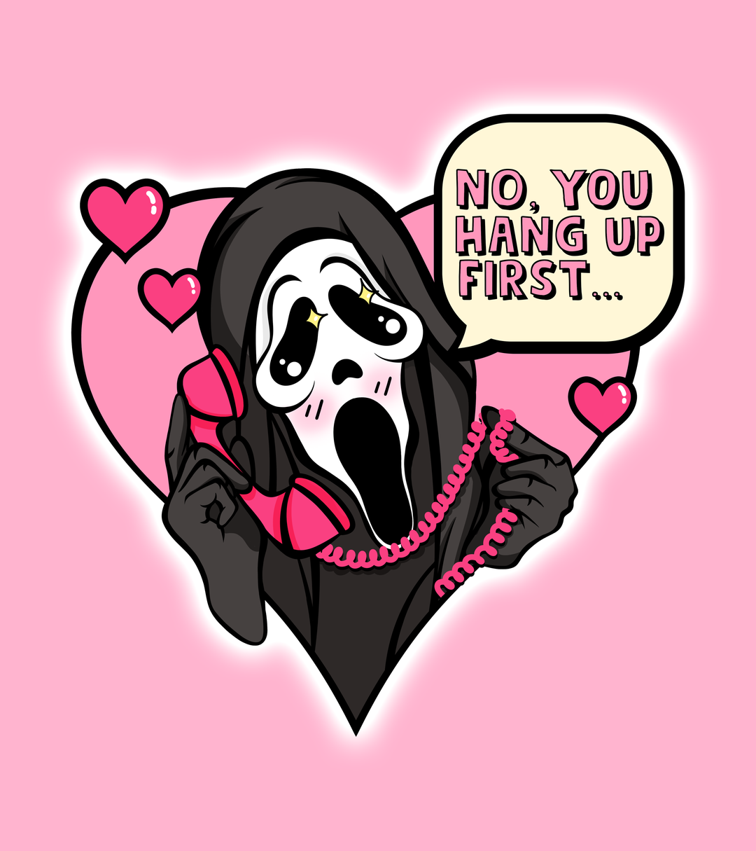 I drew GhostFace as a cutie