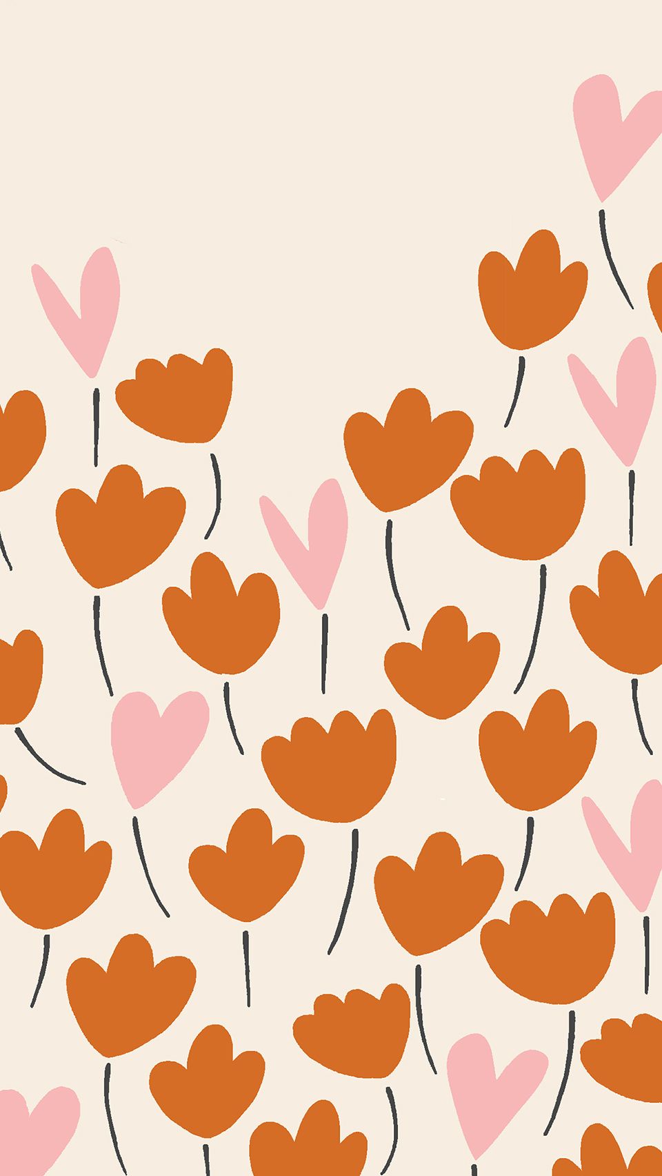 Love Story Heart. Floral wallpaper, Mobile wallpaper, Wallpaper free download