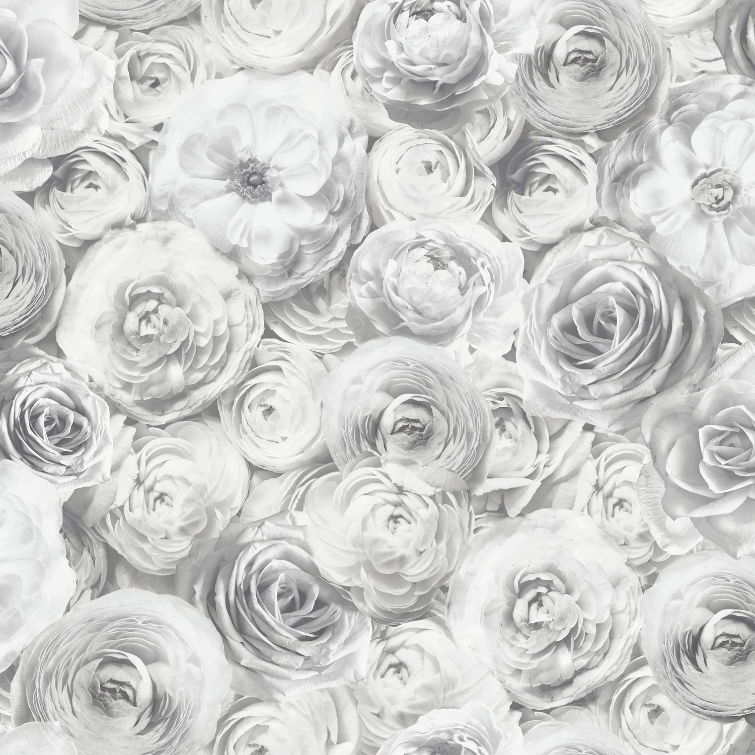 Gray Floral Background