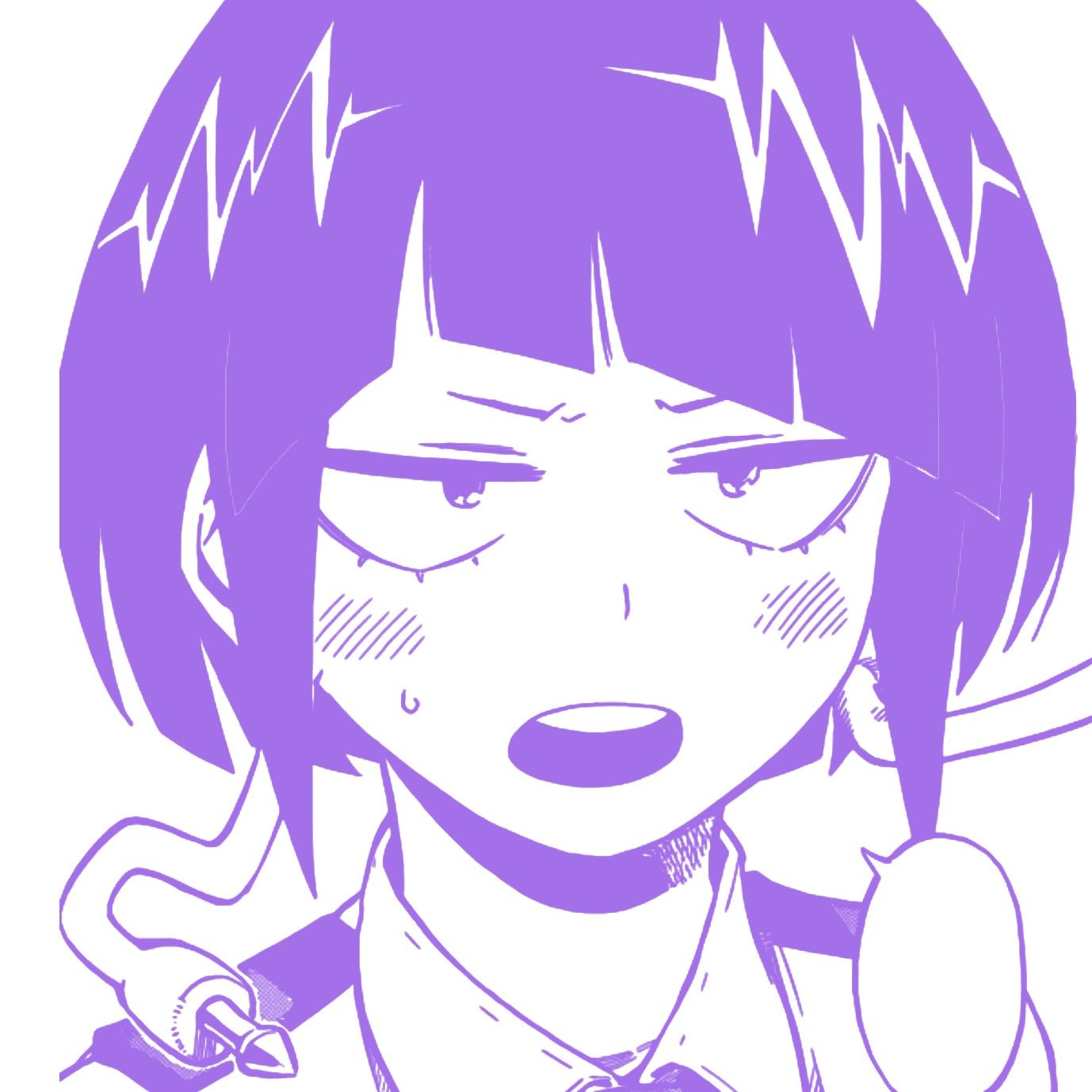 Aesthetic Anime Icon Purple