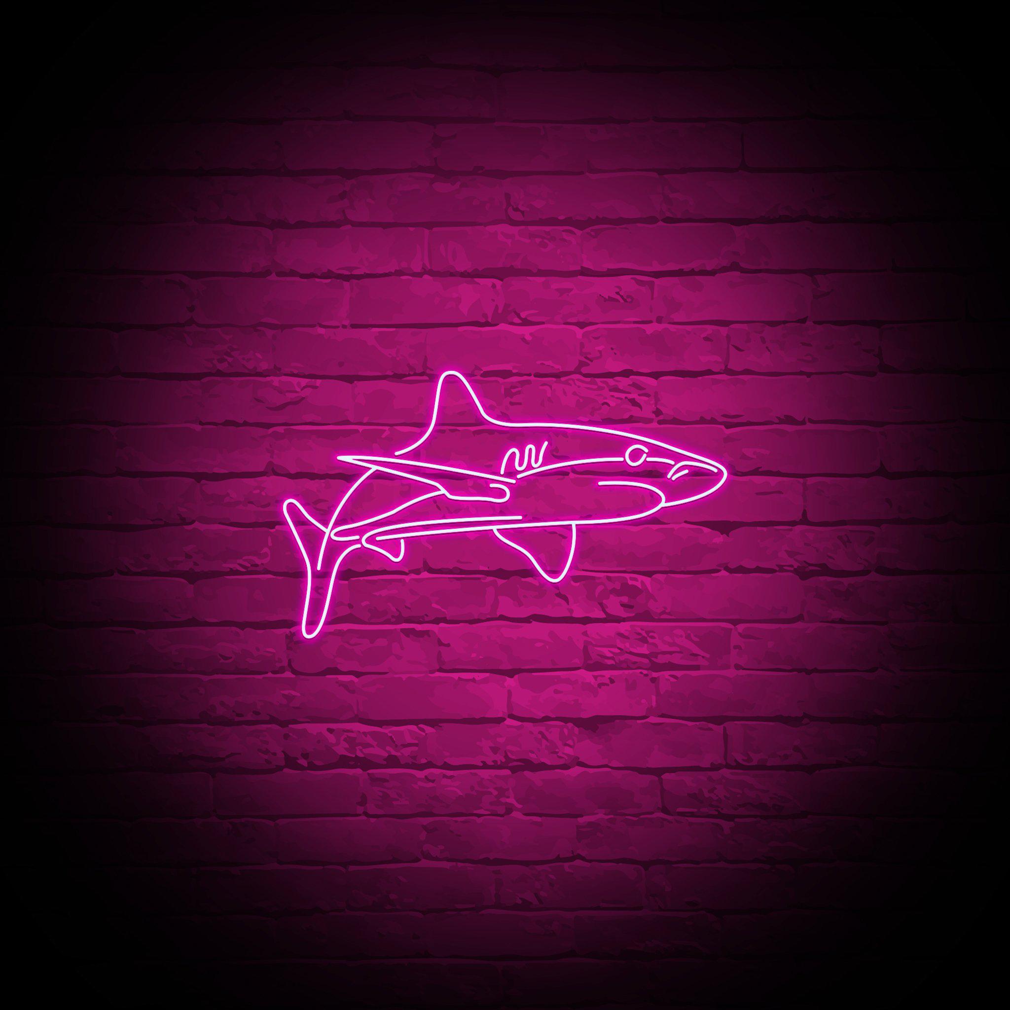 SHARK' Neon Sign