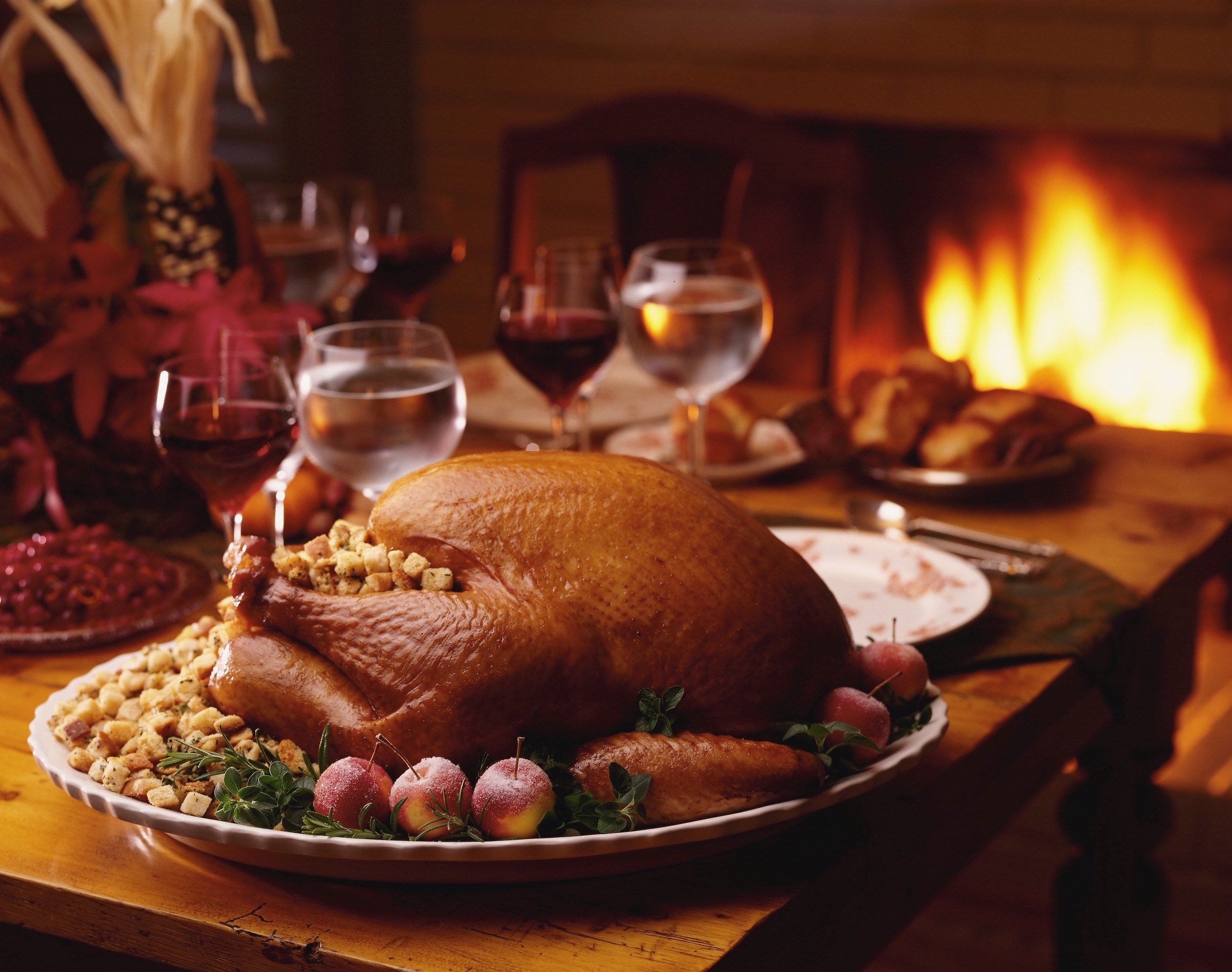 thanksgiving dinner wallpaper hd