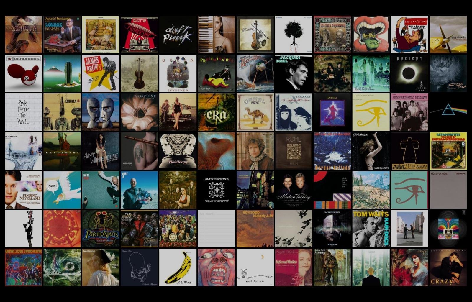 Music Collage wallpaper HD for desktop background
