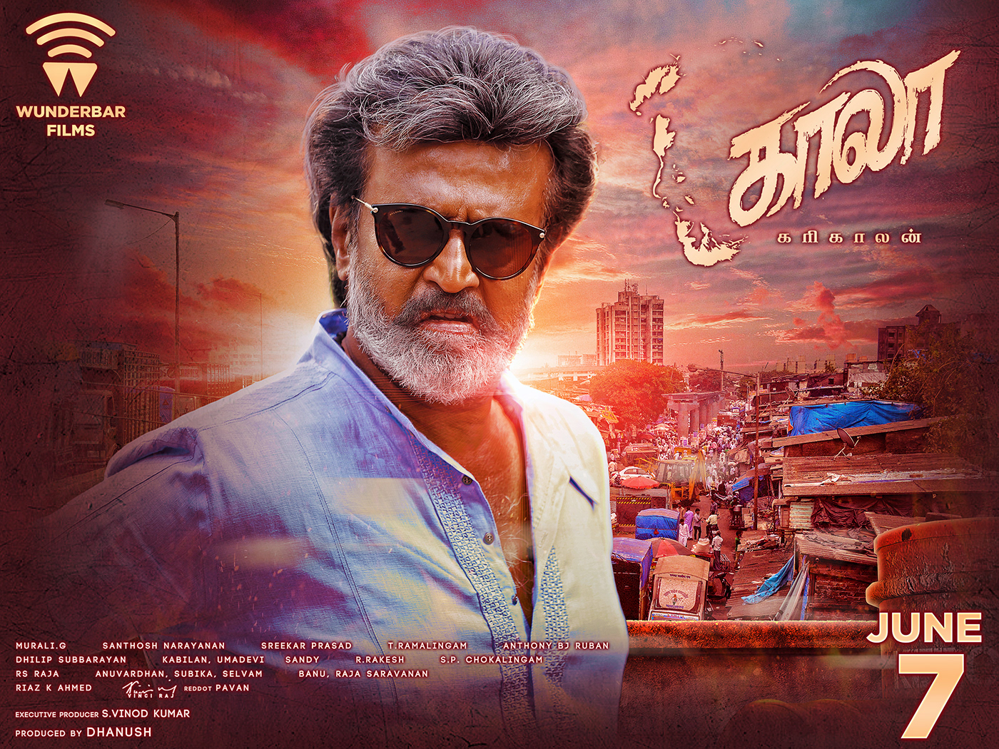 Kaala movie posters
