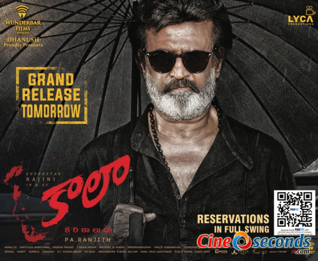 Kaala Movie Releasing Poster