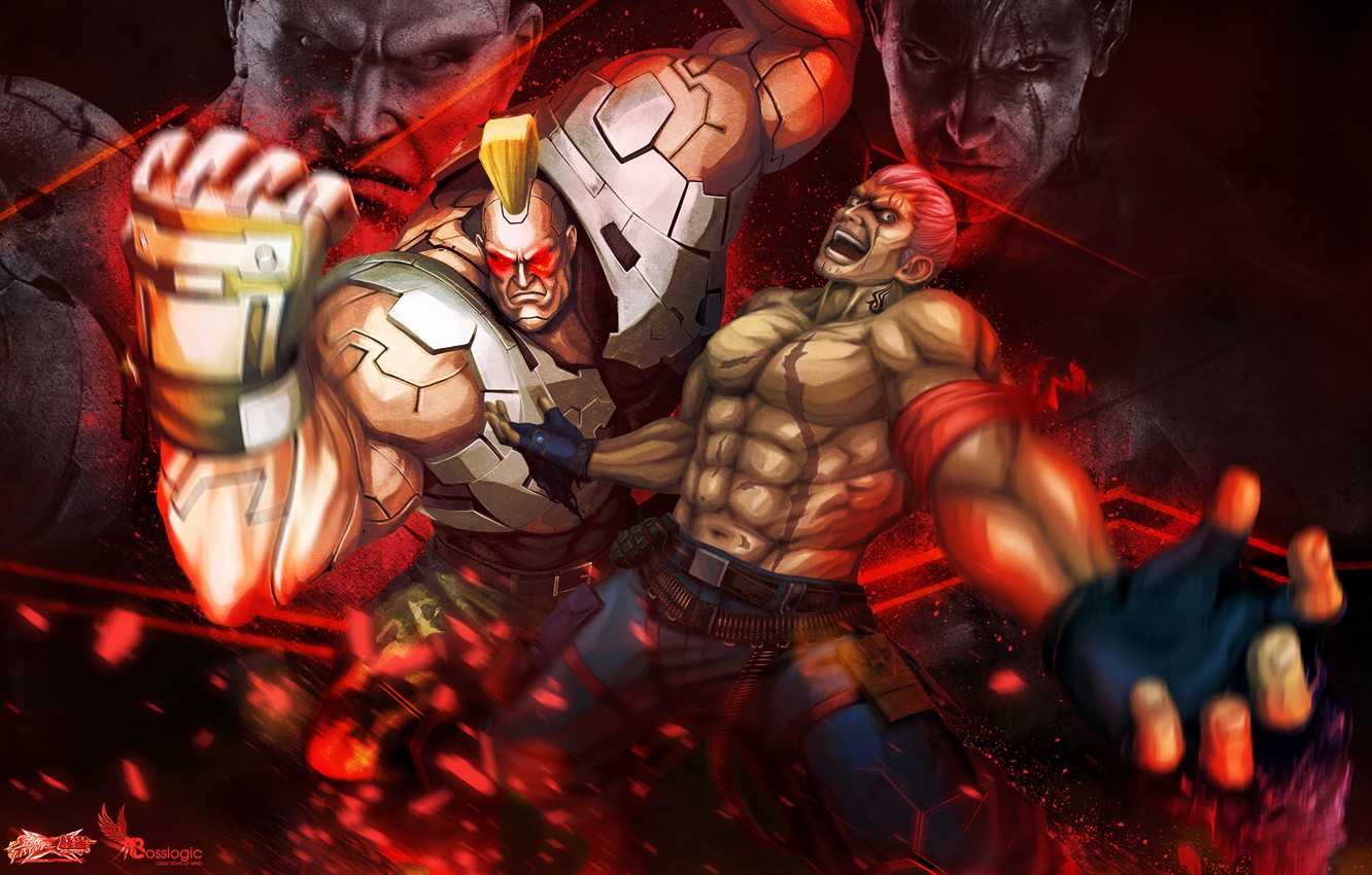 Wallpaper Capcom, Street Fighter X Tekken, Bryan Fury, Jack X Image For Desktop, Section игры