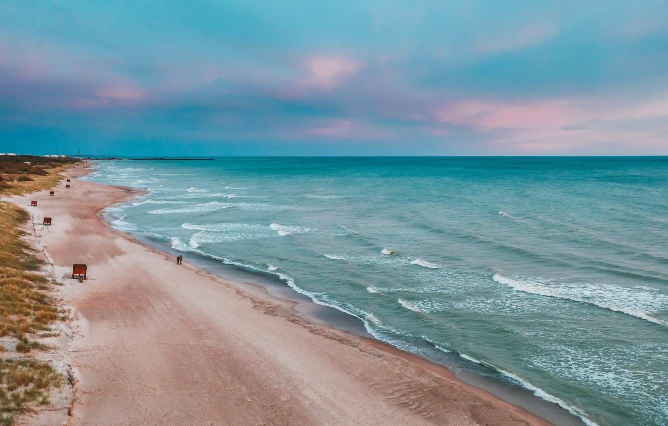 Wallpaper Lithuania, Baltic Sea, Klaipėda County, Giruliai image for desktop, section пейзажи