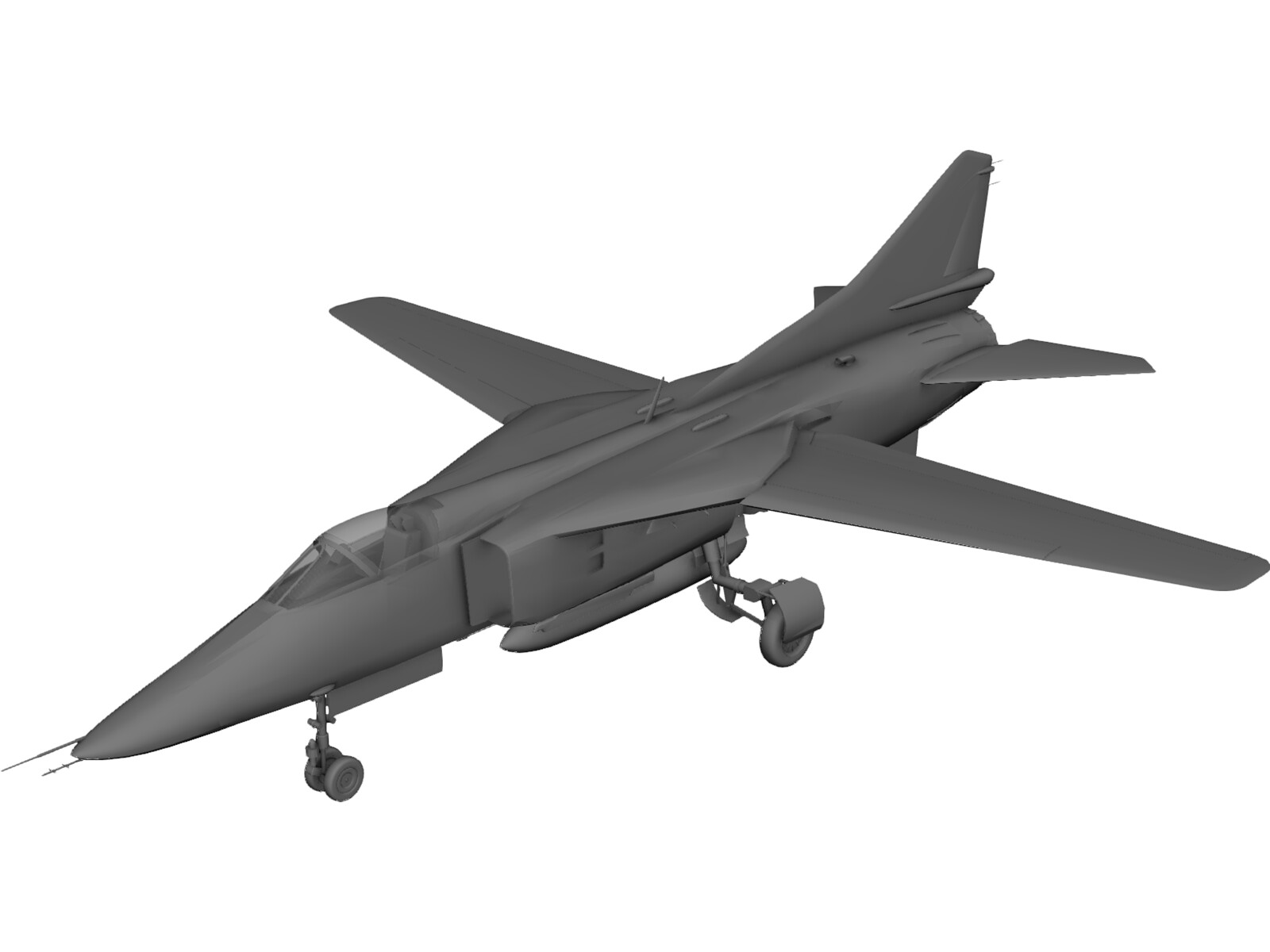 MiG 27 Mikoyan 3D Model CAD Browser